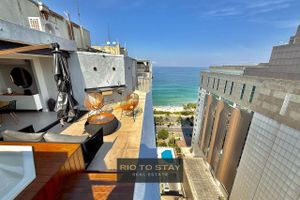 Aluguel por temporada - Cobertura com vista mar, jacuzzi e churrasqueira