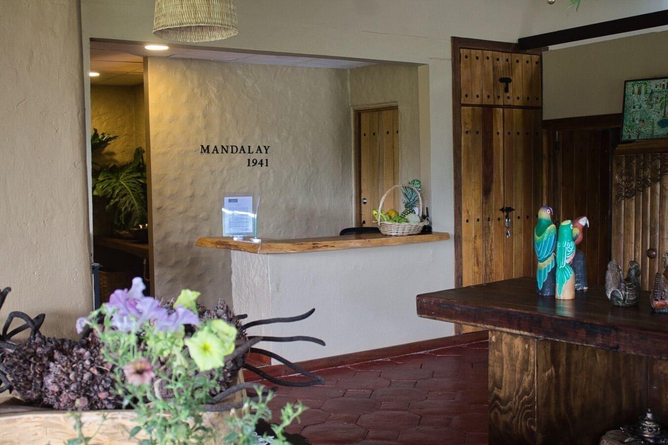 Vista Lobby Hotel Mandalay 1941