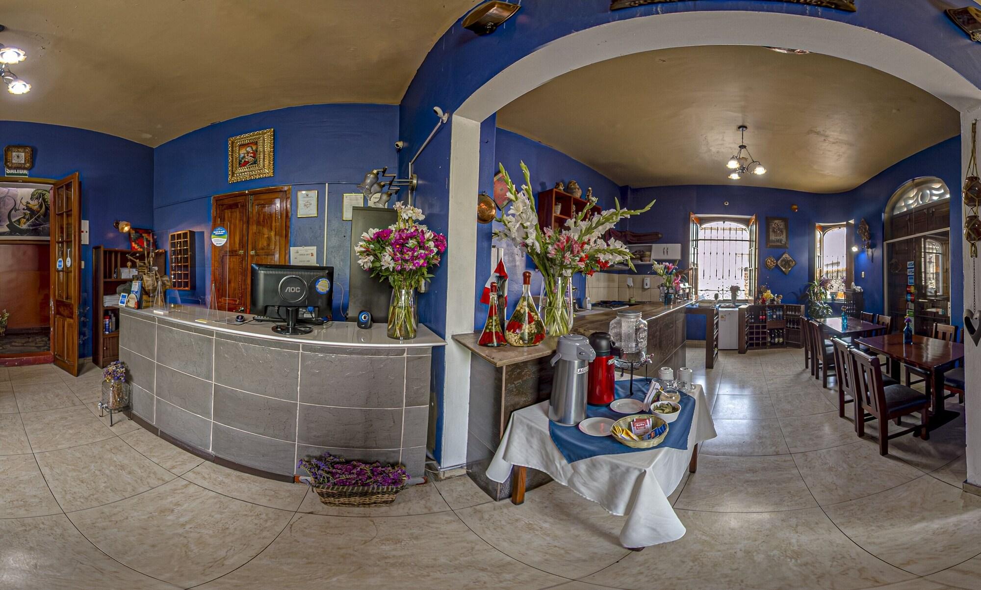 Vista Lobby La Casona de palacio Viejo