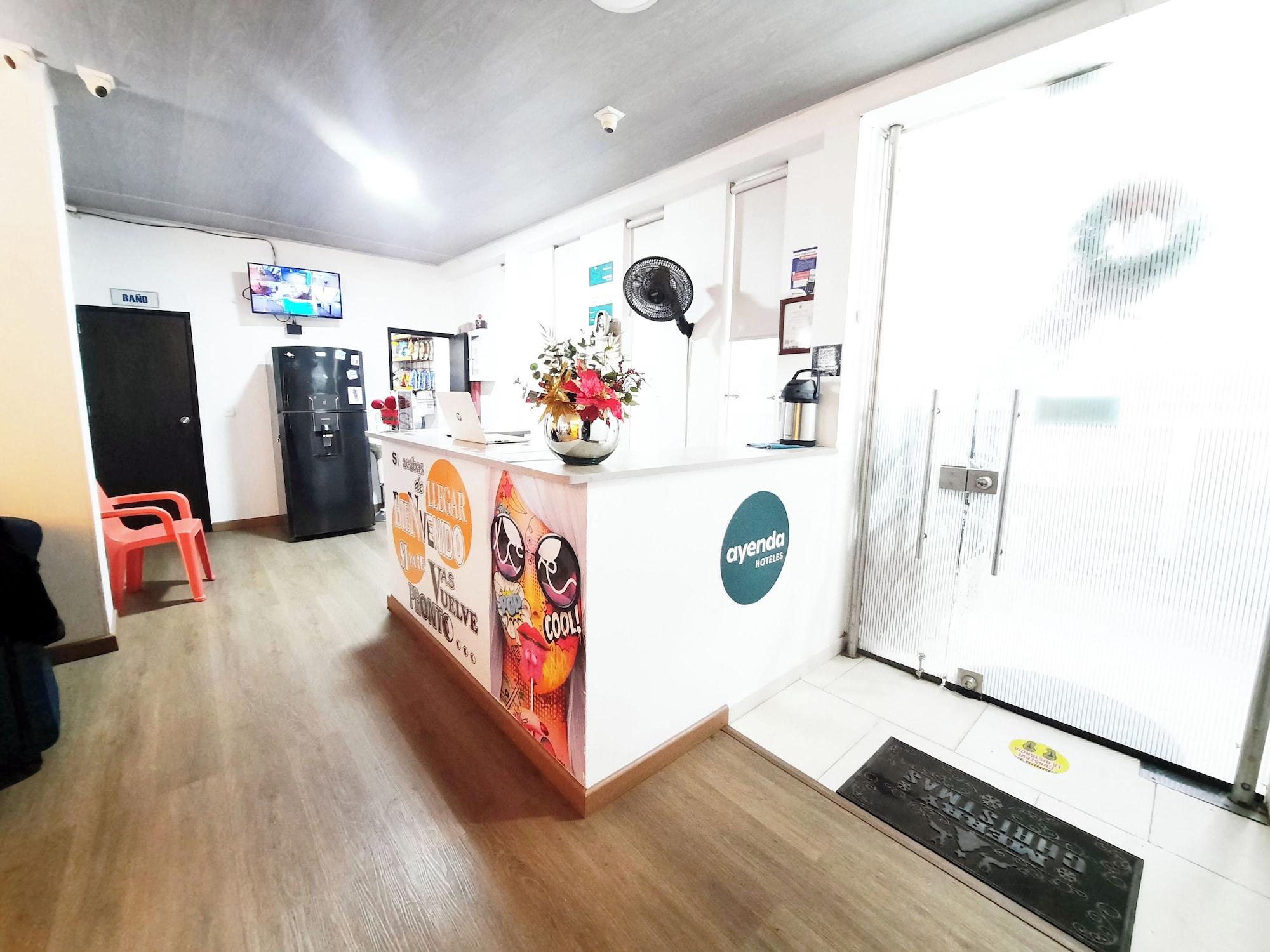 Vista Lobby Ayenda Hospedaje WIV