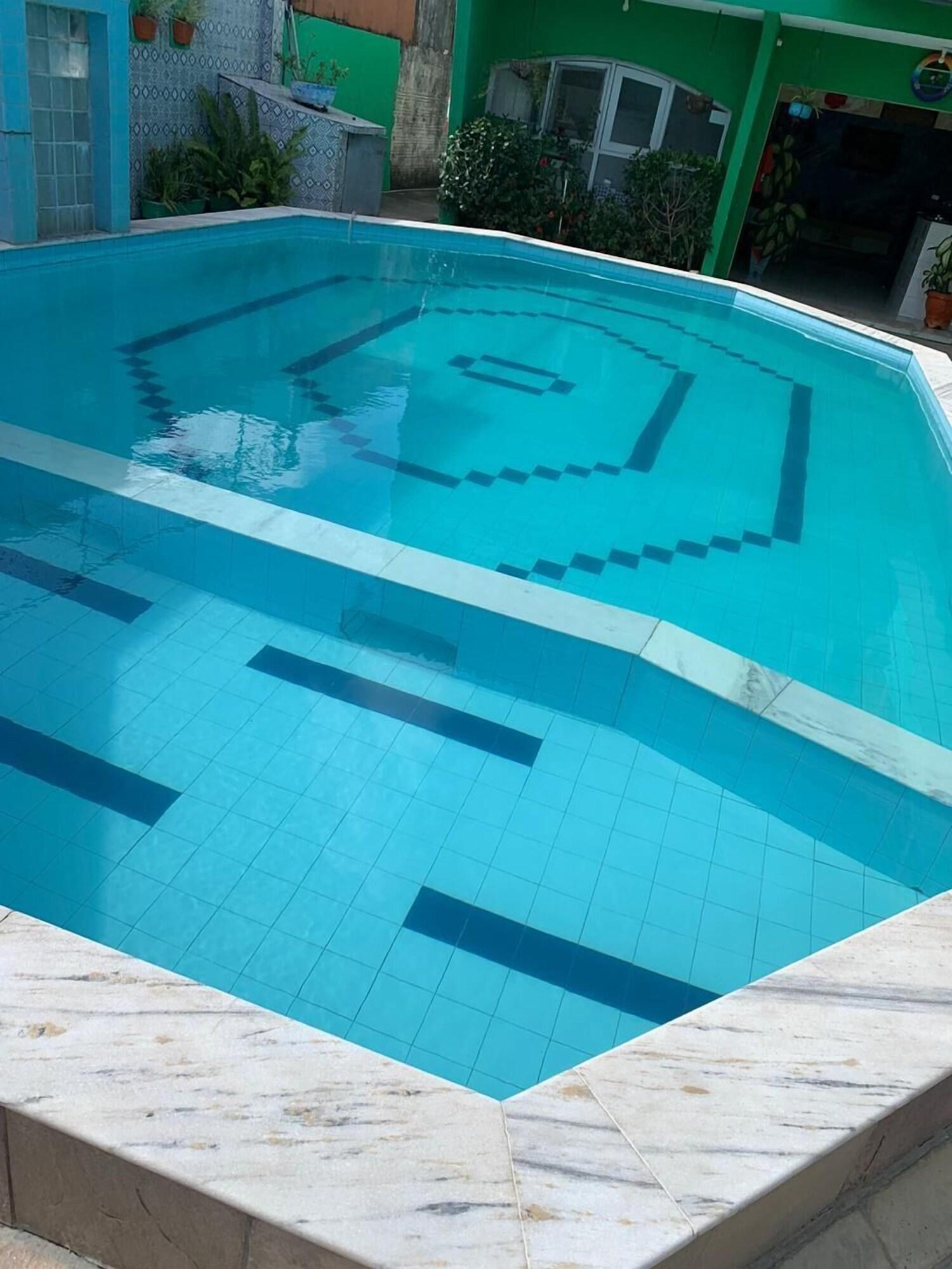 Vista Piscina Casa Porto Hospedaria