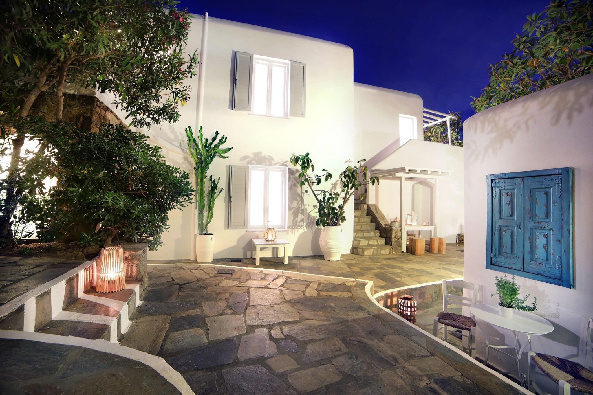 Vista Exterior Mykonos Town Suites