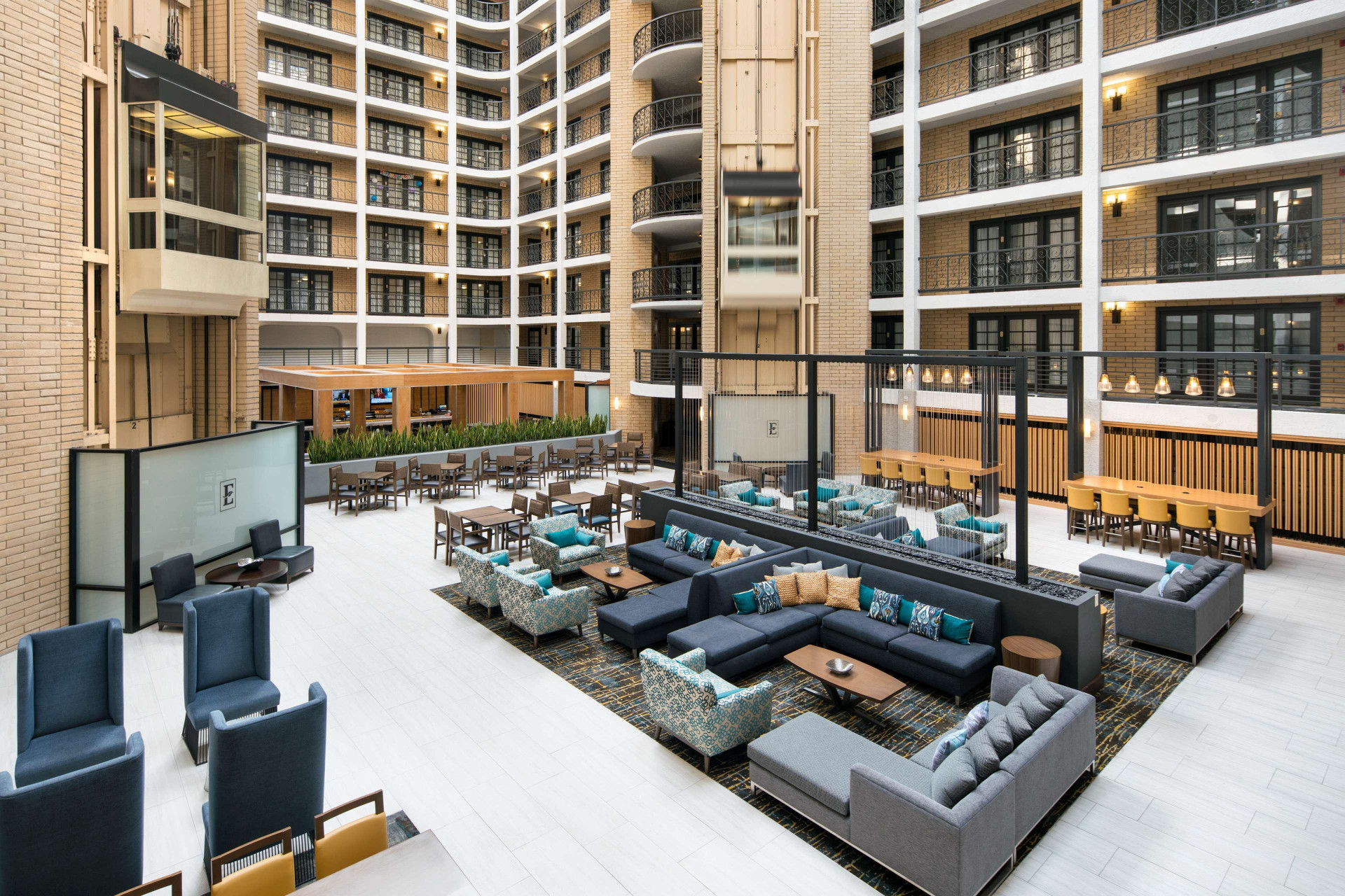 Vista Lobby Embassy Suites by Hilton Austin Central