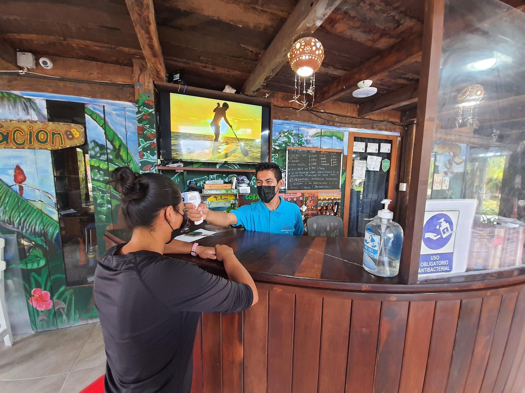 Vista Lobby Eco Cabañas BlueKay