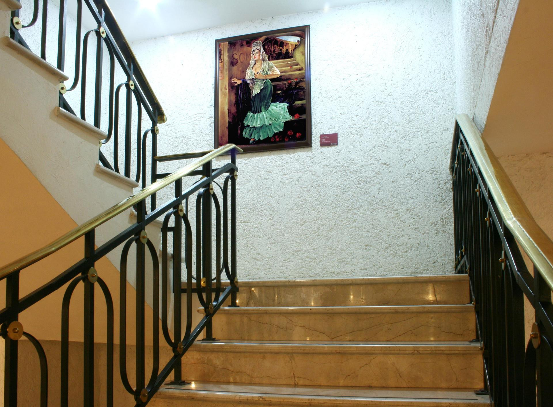 Vista Lobby Hotel Francia Aguascalientes