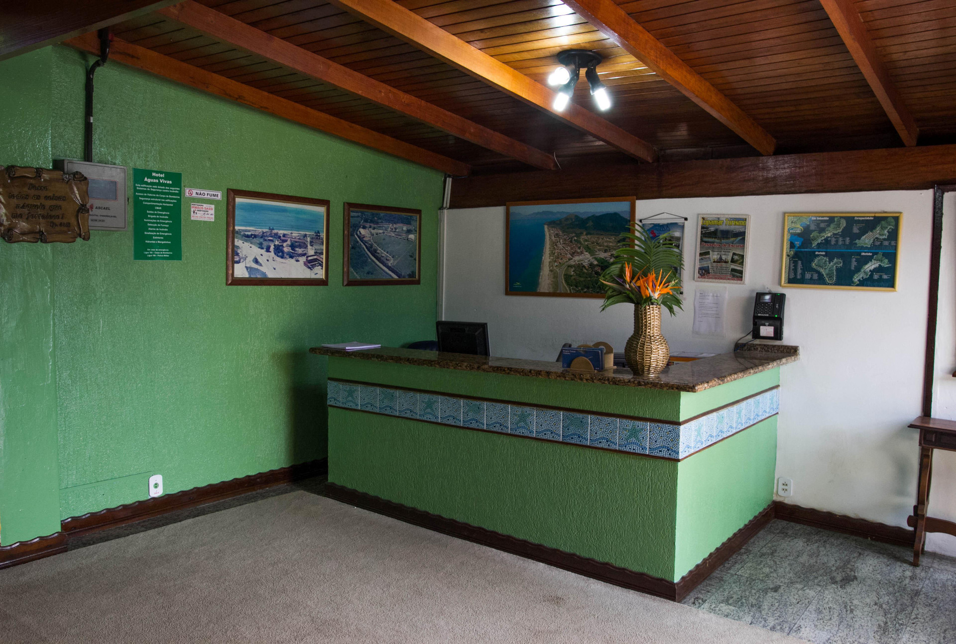 Vista Lobby Hotel Águas Vivas