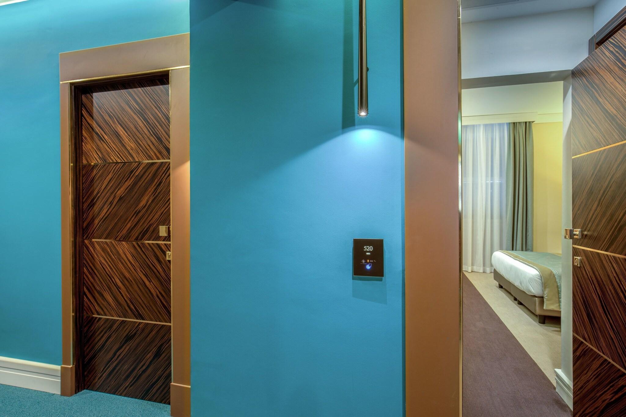 Vista Lobby Gioberti Hotel