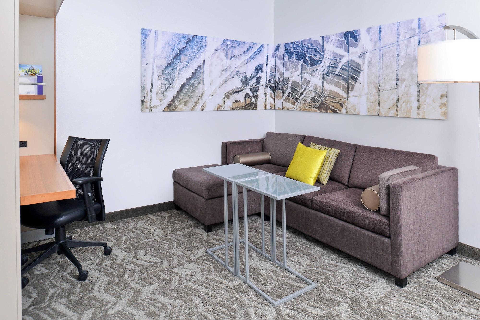 Habitación SpringHill Suites by Marriott Detroit Metro Airport Romulus