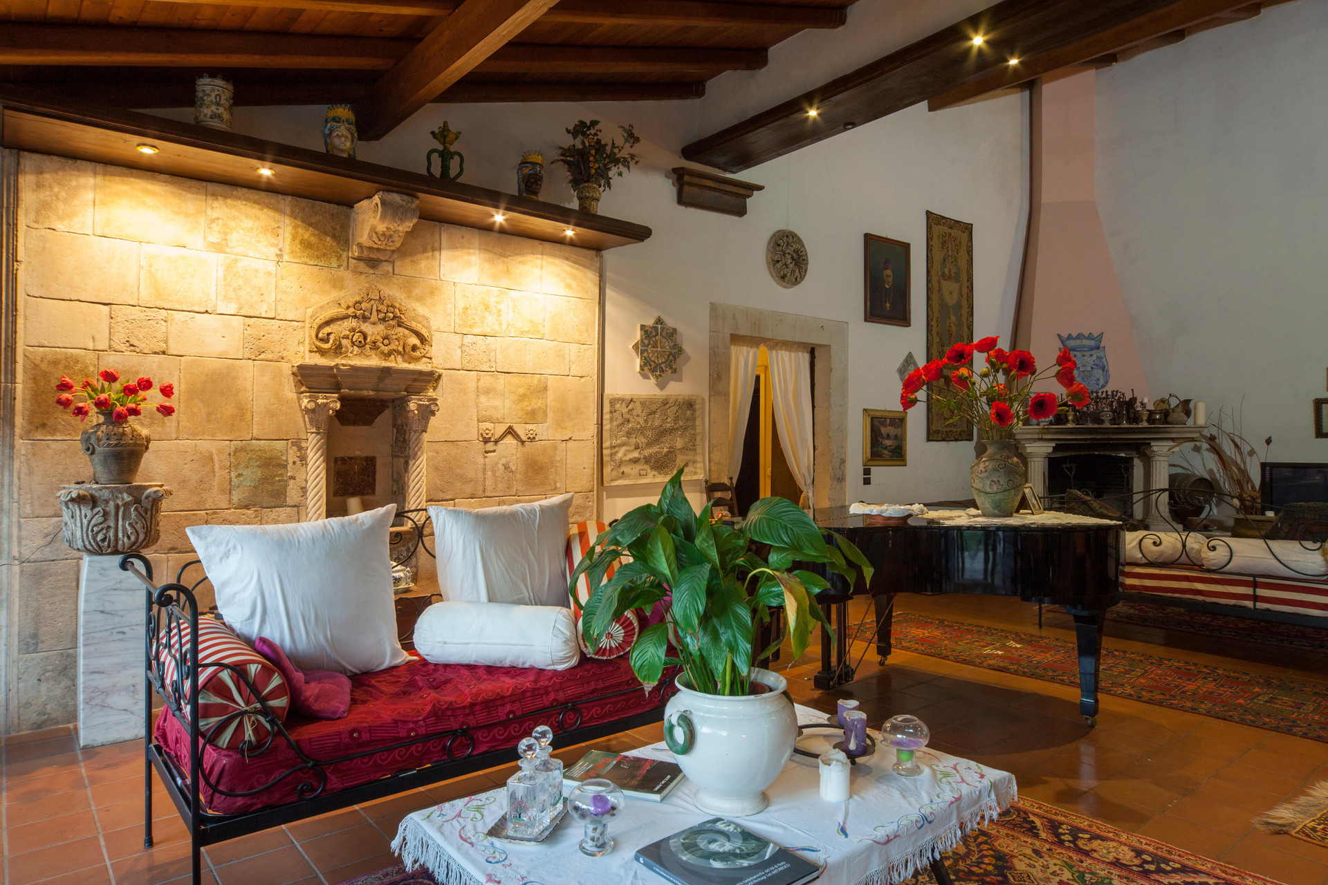Vista Lobby Villa Dei Papiri