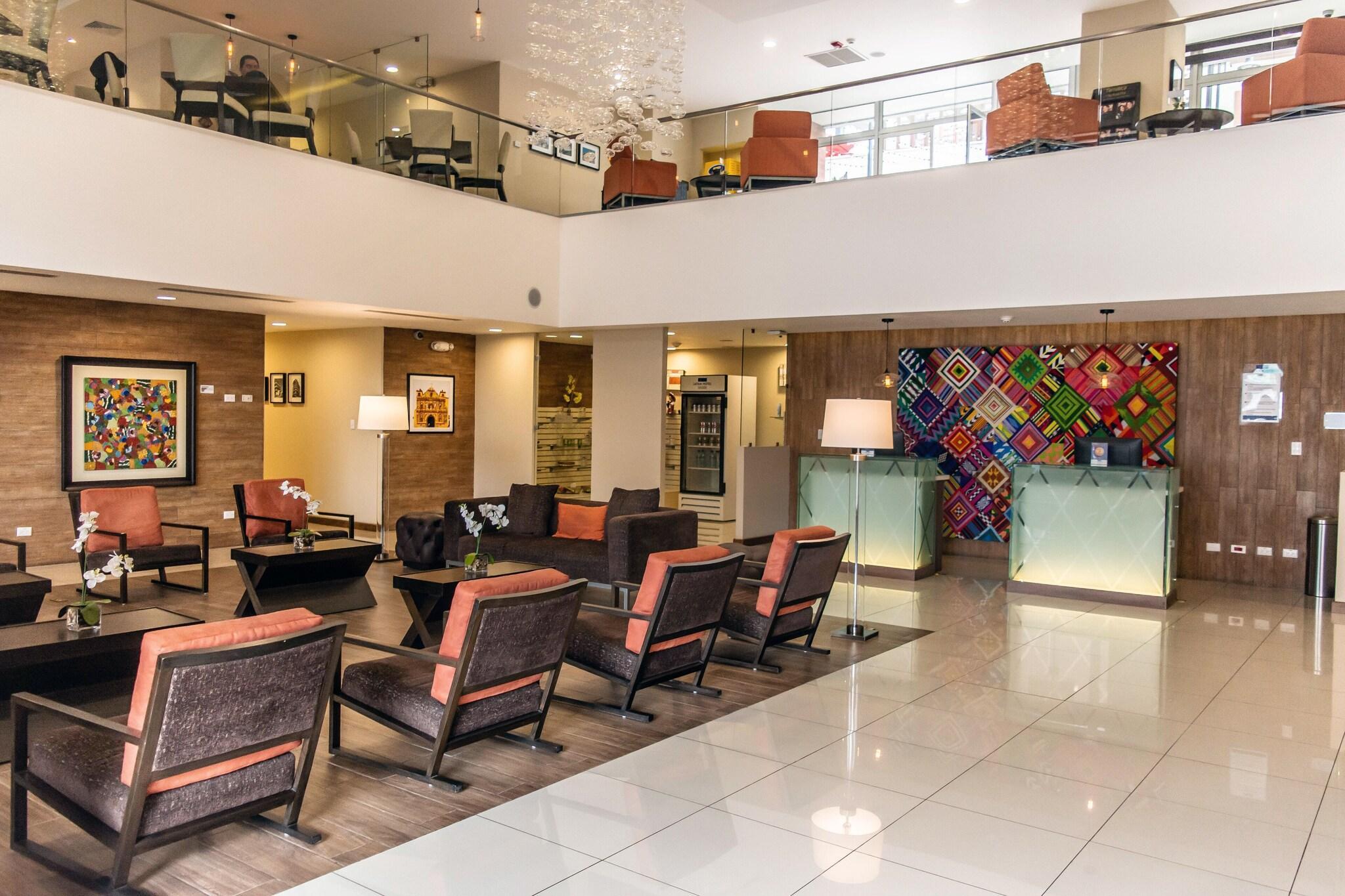 Vista Lobby Latam Hotel Plaza Pradera Quetzaltenango