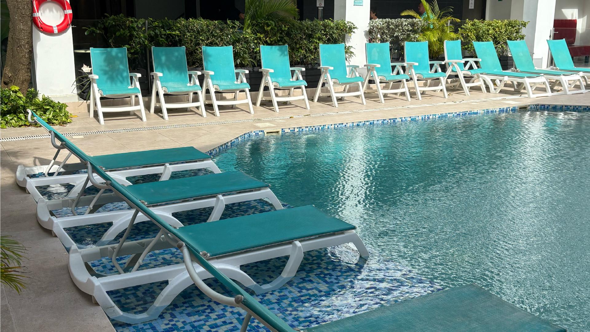 Vista Piscina Portobelo Plaza de las Américas