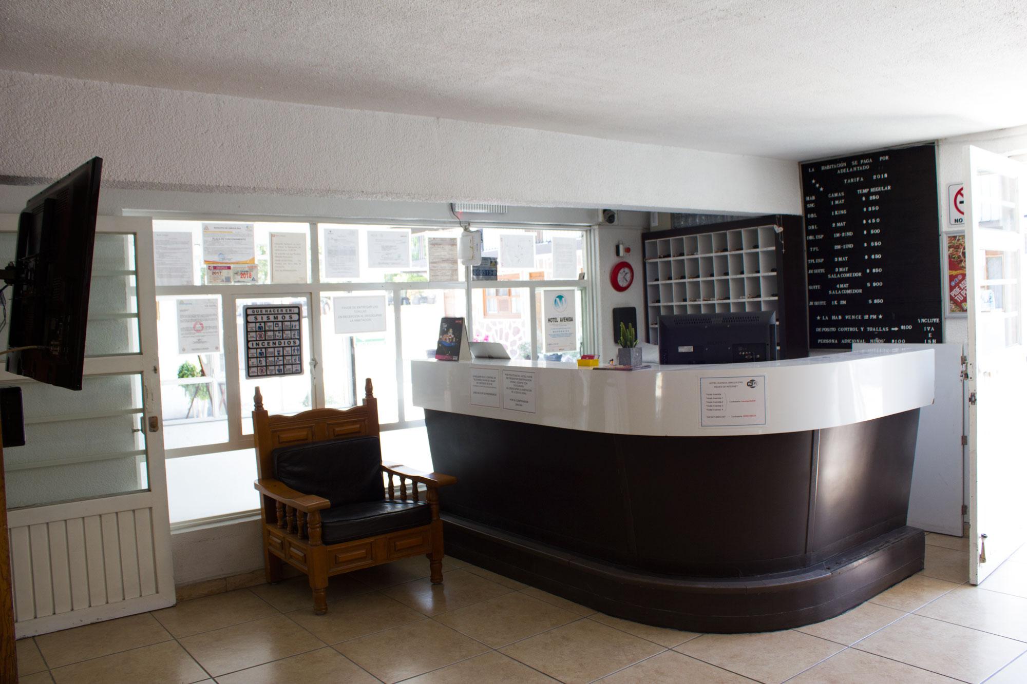 Vista Lobby Hotel Avenida