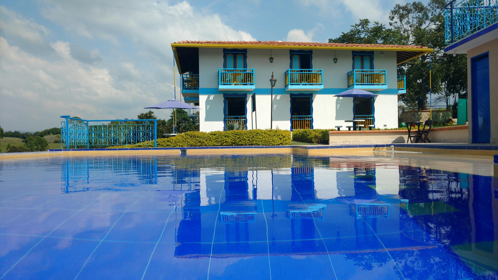 Vista Piscina Hotel Campestre Reino Quindiano