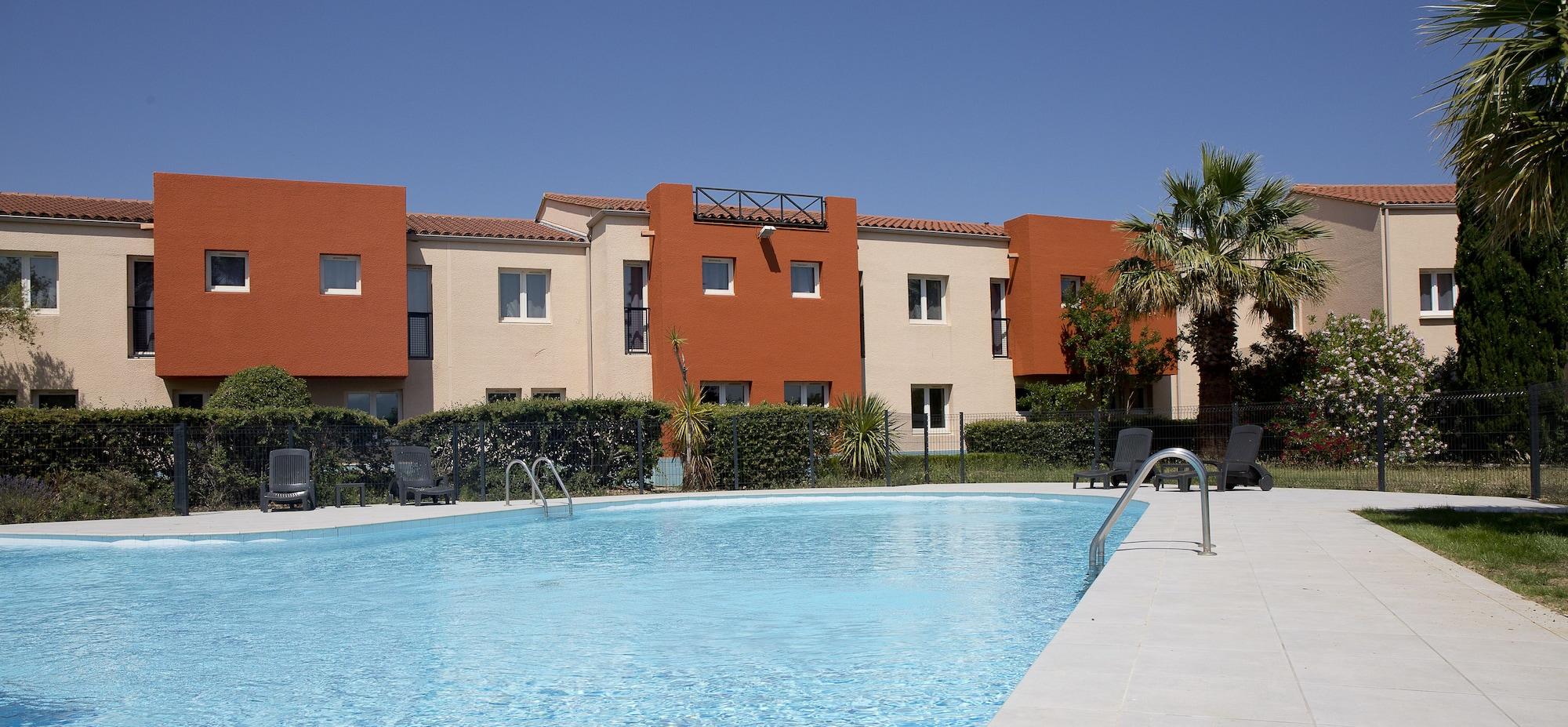 Vista Piscina Hôtel Du Village Catalan