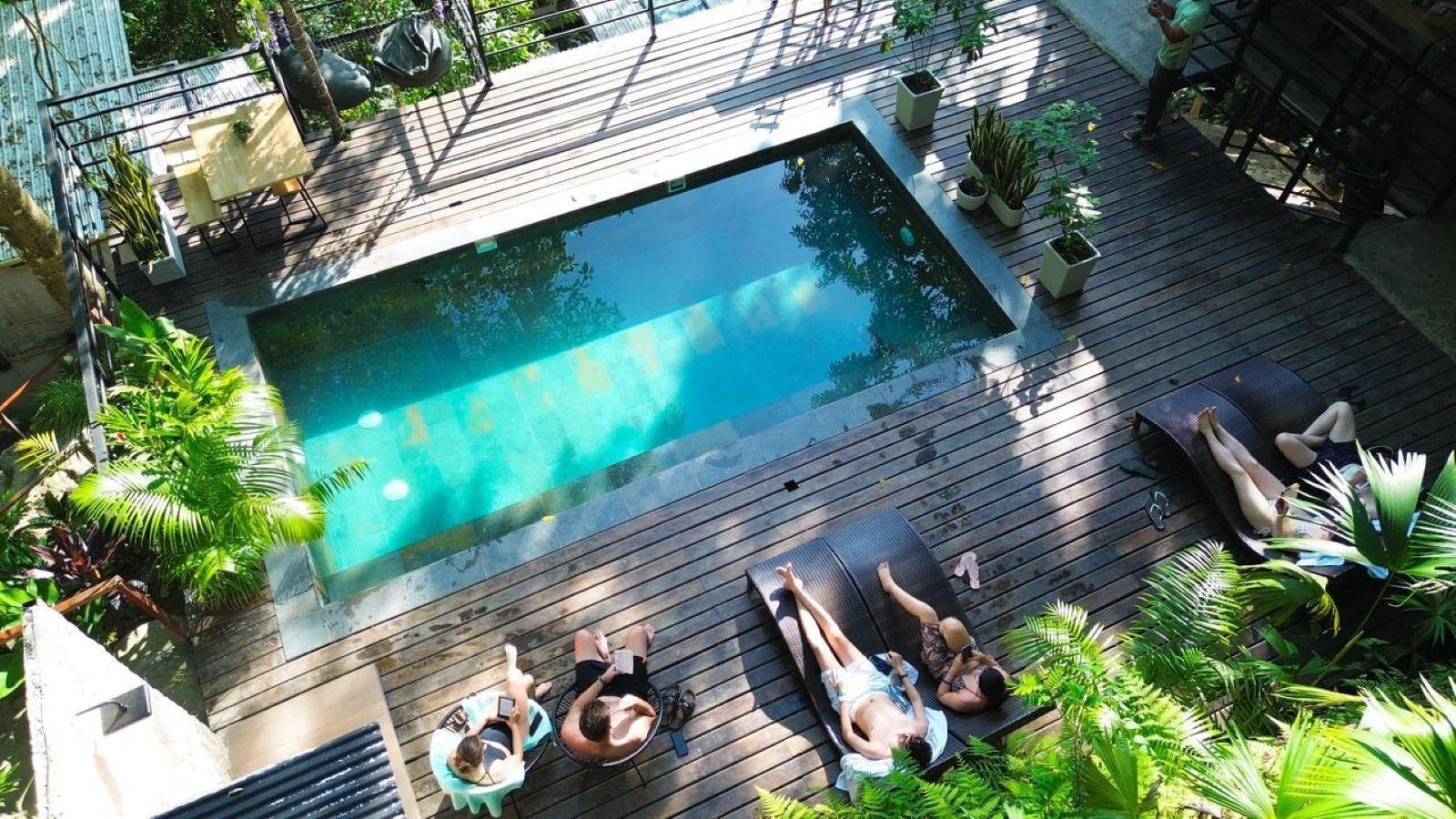Vista Piscina RINCON DE LA SIERRA MINCA