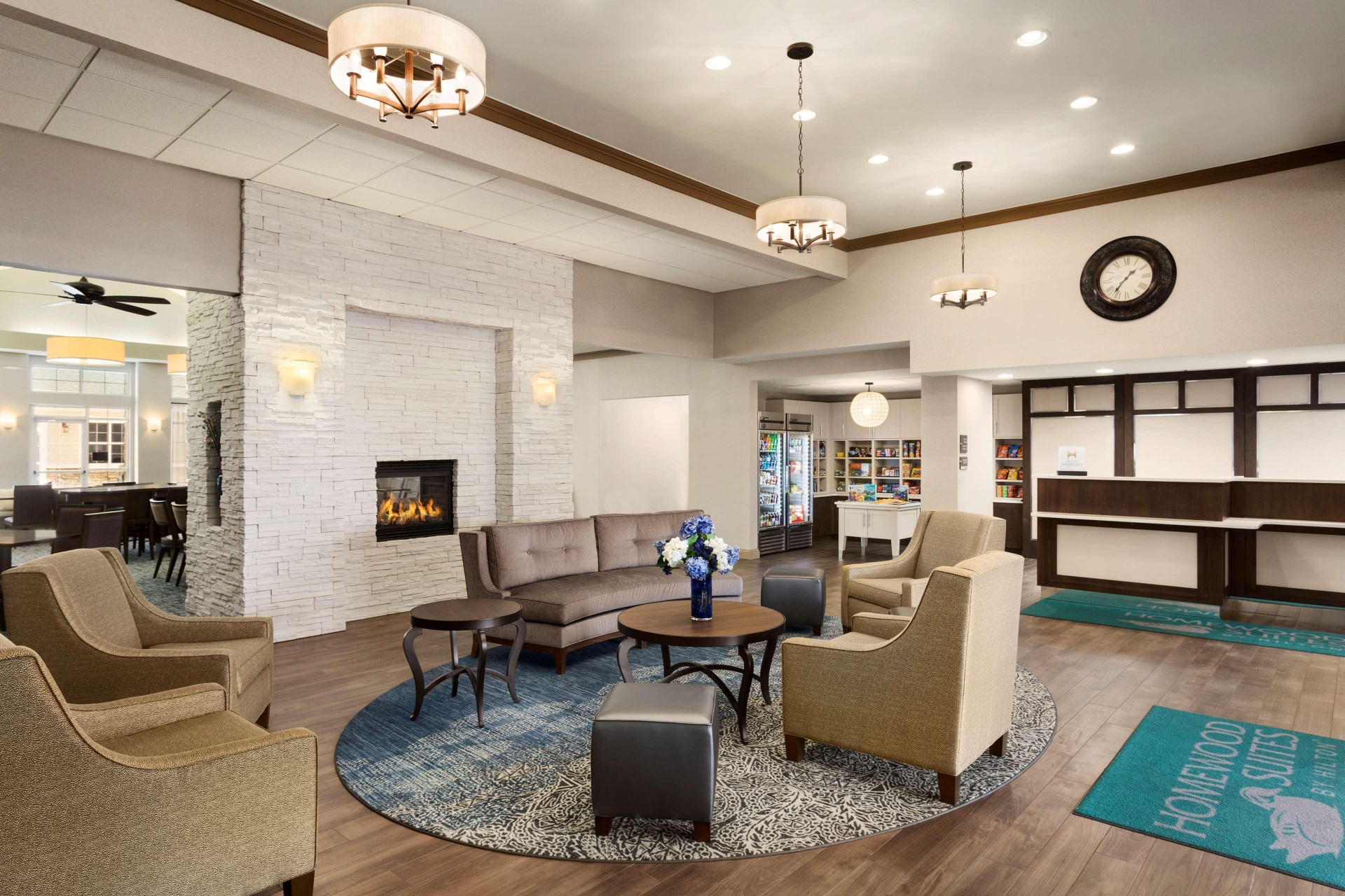 Vista Lobby Homewood Suites by Hilton Fargo