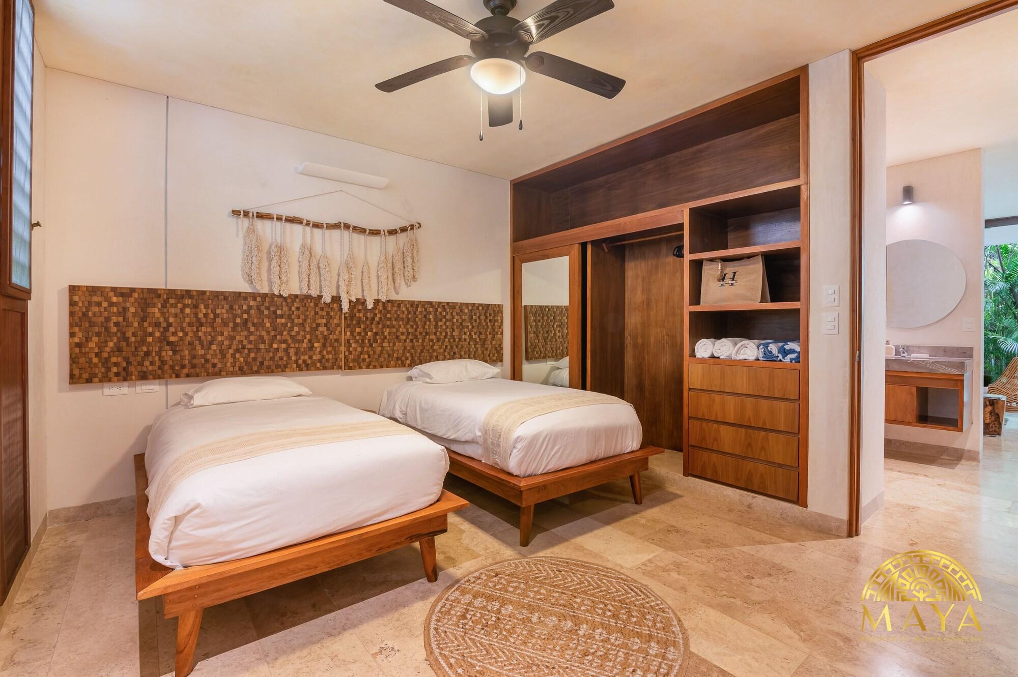 Habitación BajoCielo107 Lux 2BR Condo Priv Pool in Aldea Zama