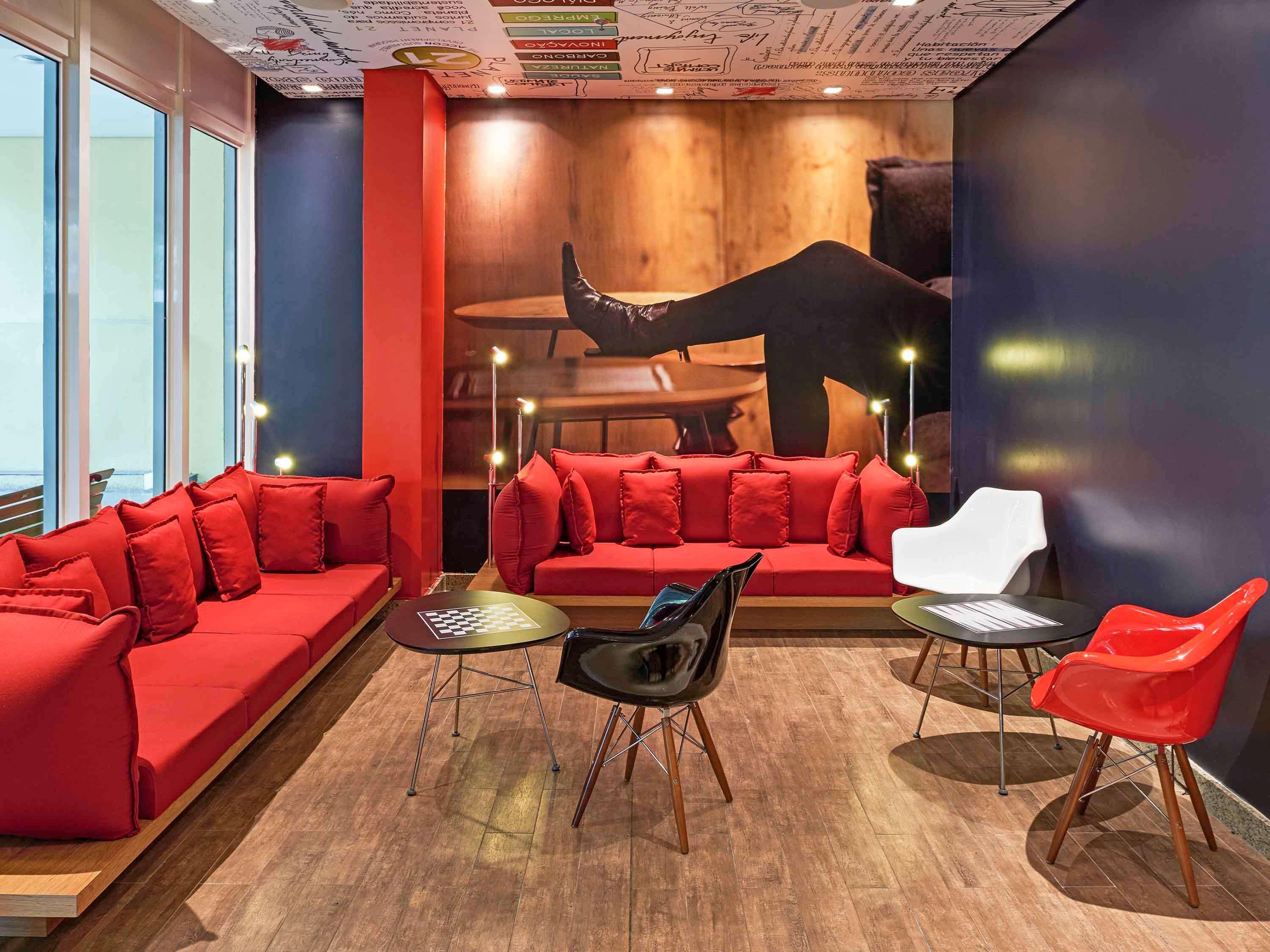 Vista Lobby ibis Porto Alegre Moinhos de Vento
