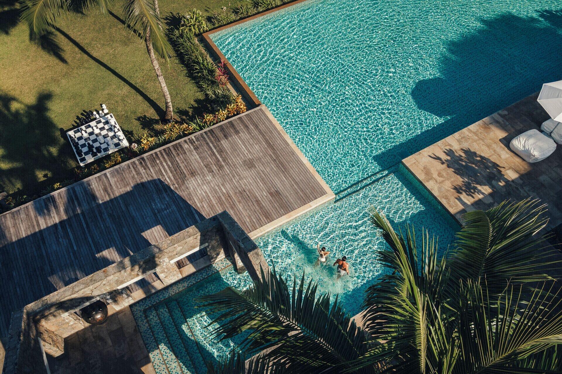 Vista Piscina Four Seasons Resort Seychelles