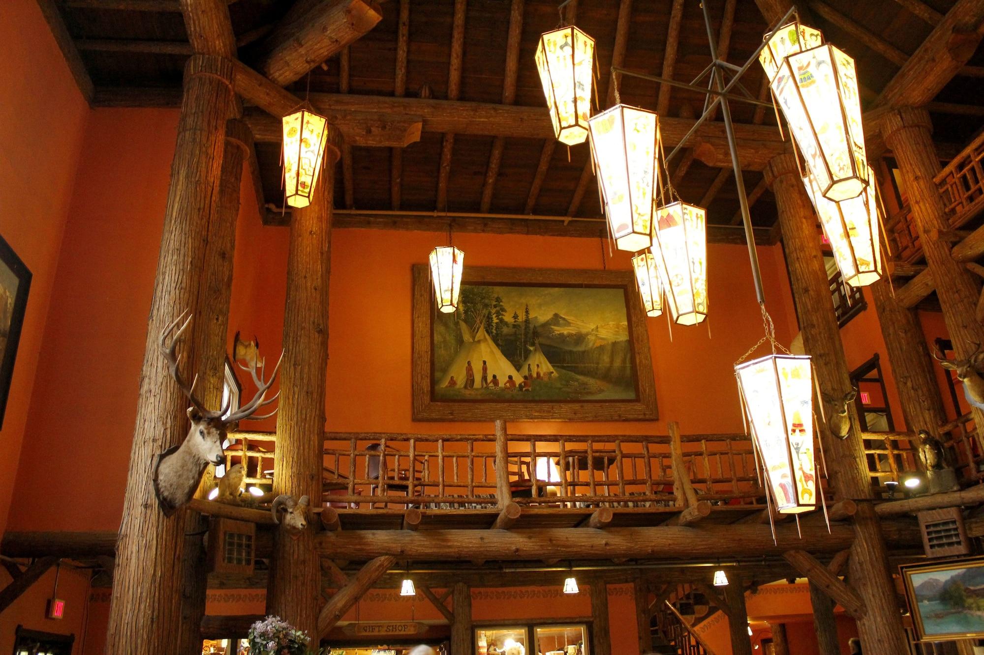 Vista Lobby Lake McDonald Lodge - Inside the Park