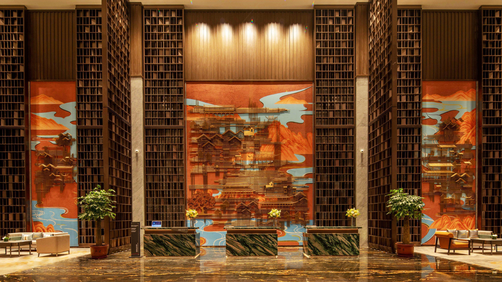 Vista Lobby Crowne Plaza PUTIAN by IHG