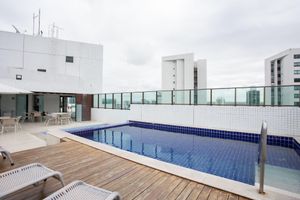 Alquiler Vacacional - Lindo Flat no Beach Class Santa Maria em Boa Viagem