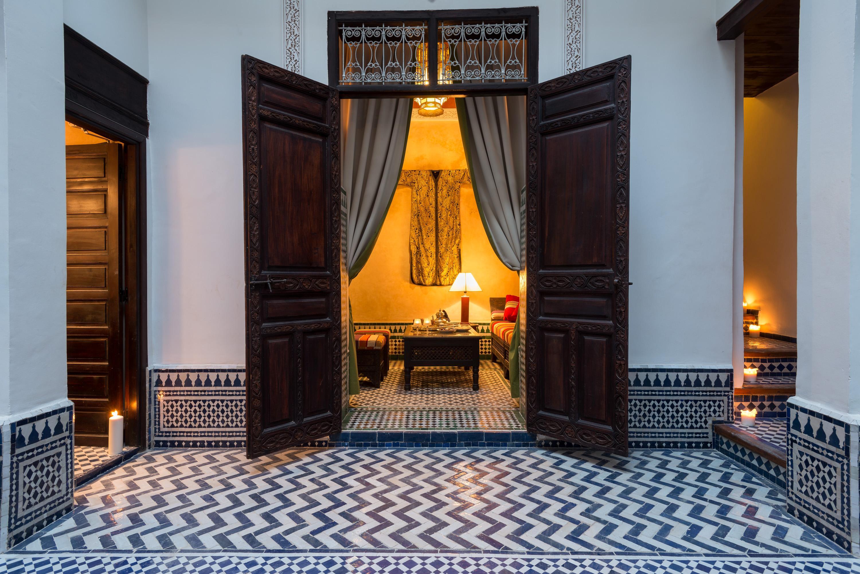 Vista Lobby Algilà Fes Riad Medina Charme Hotel