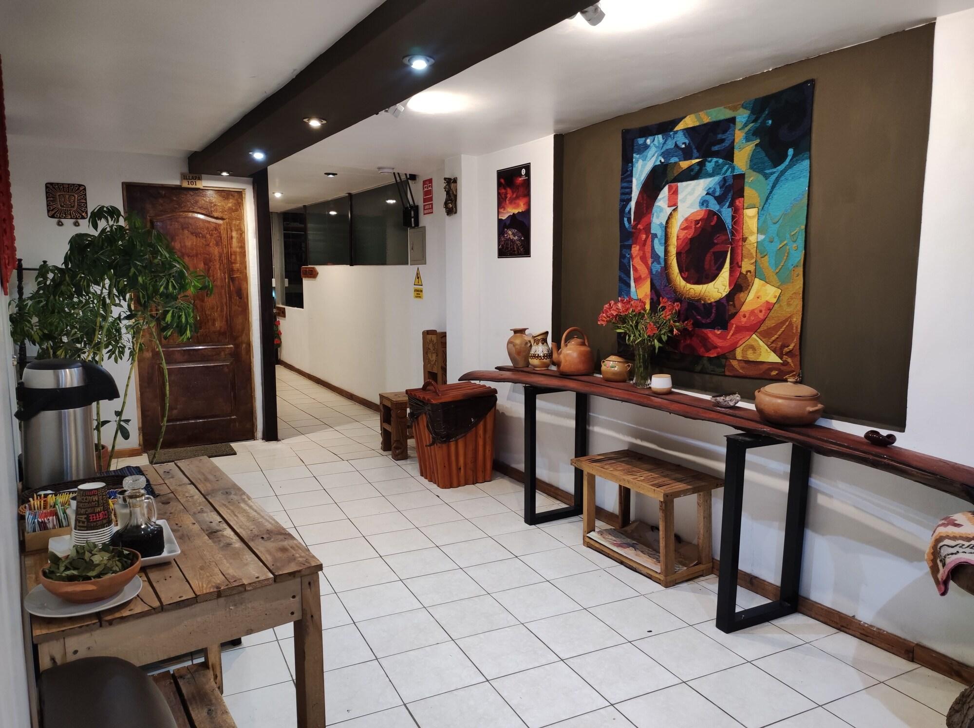 Vista Lobby Hospedaje Casa Sapantiana