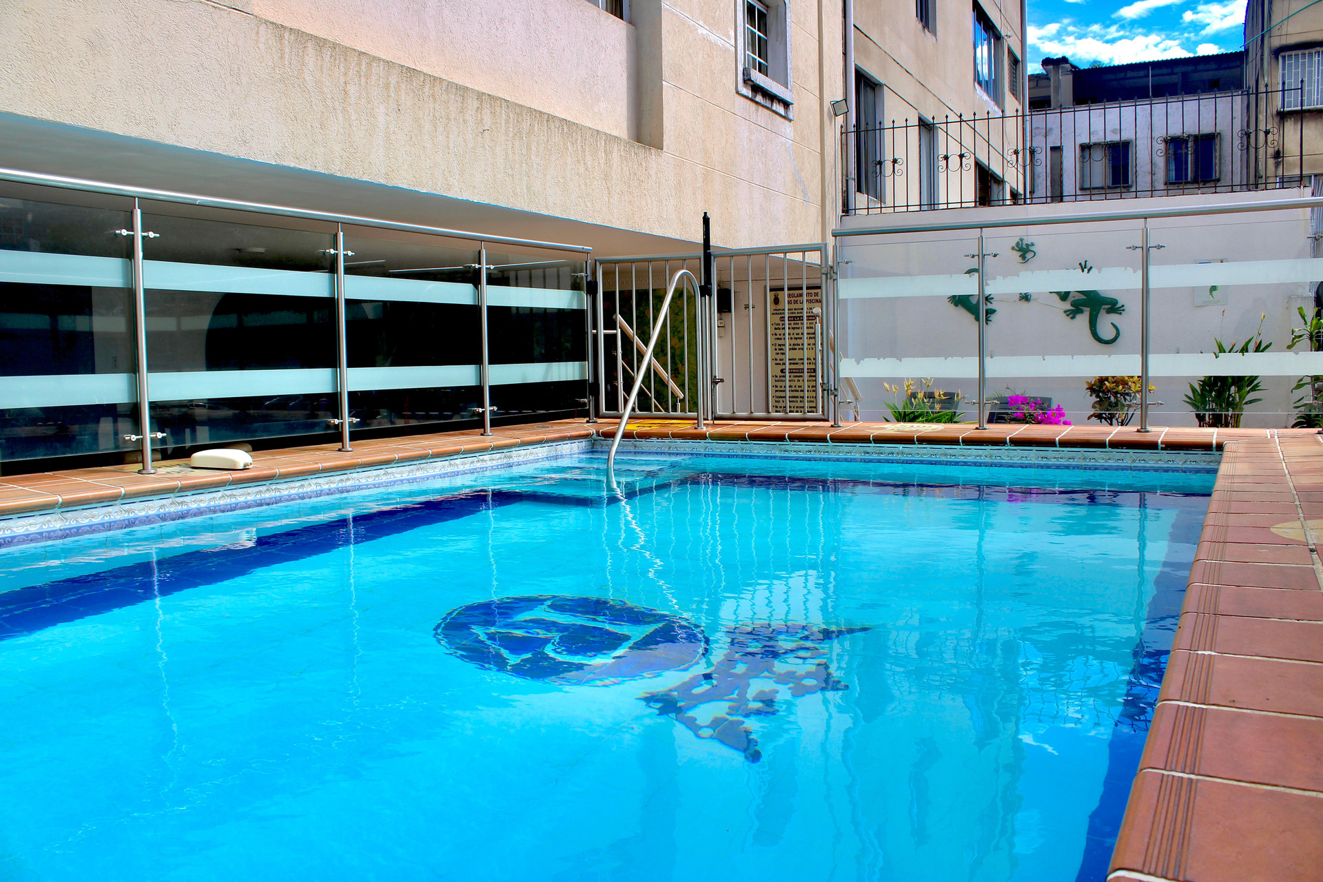 Vista Piscina Hotel Plaza Versalles