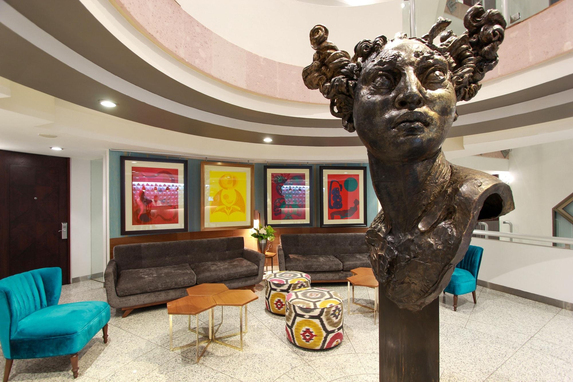 Vista Lobby Santa Rita Hotel del Arte
