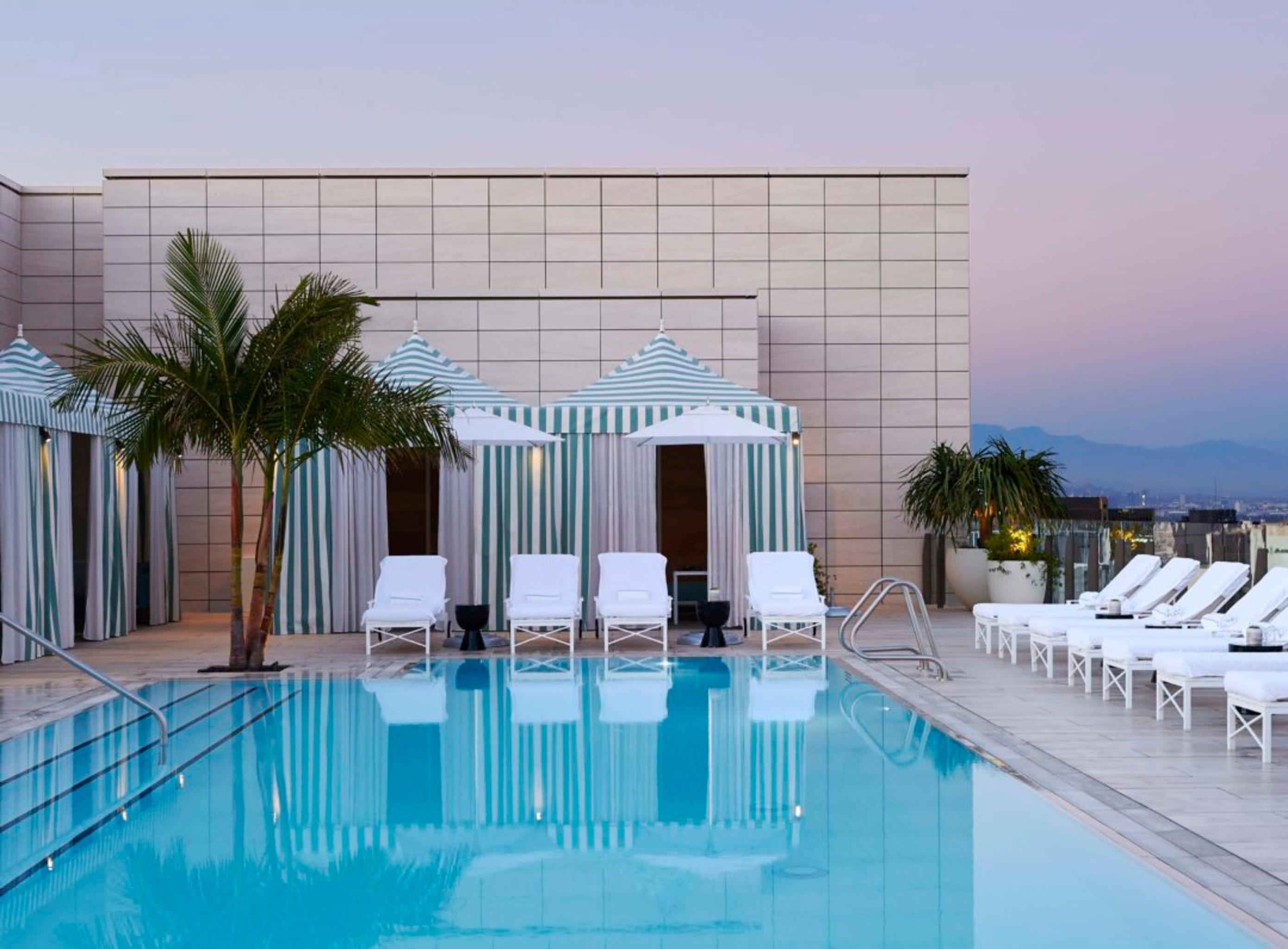Vista Piscina Waldorf Astoria Beverly Hills
