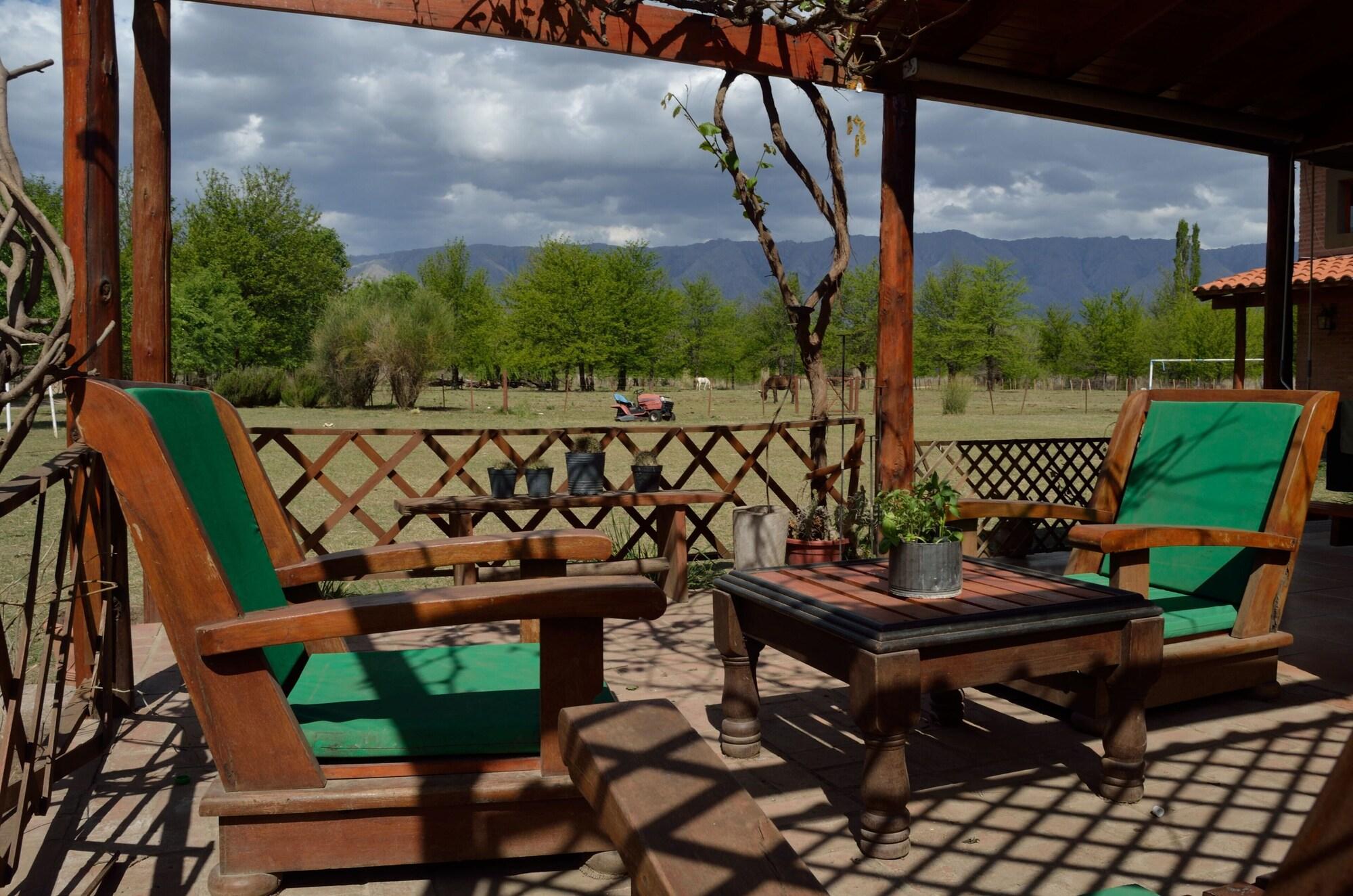 Vista Lobby Hotel de campo granja el aromo