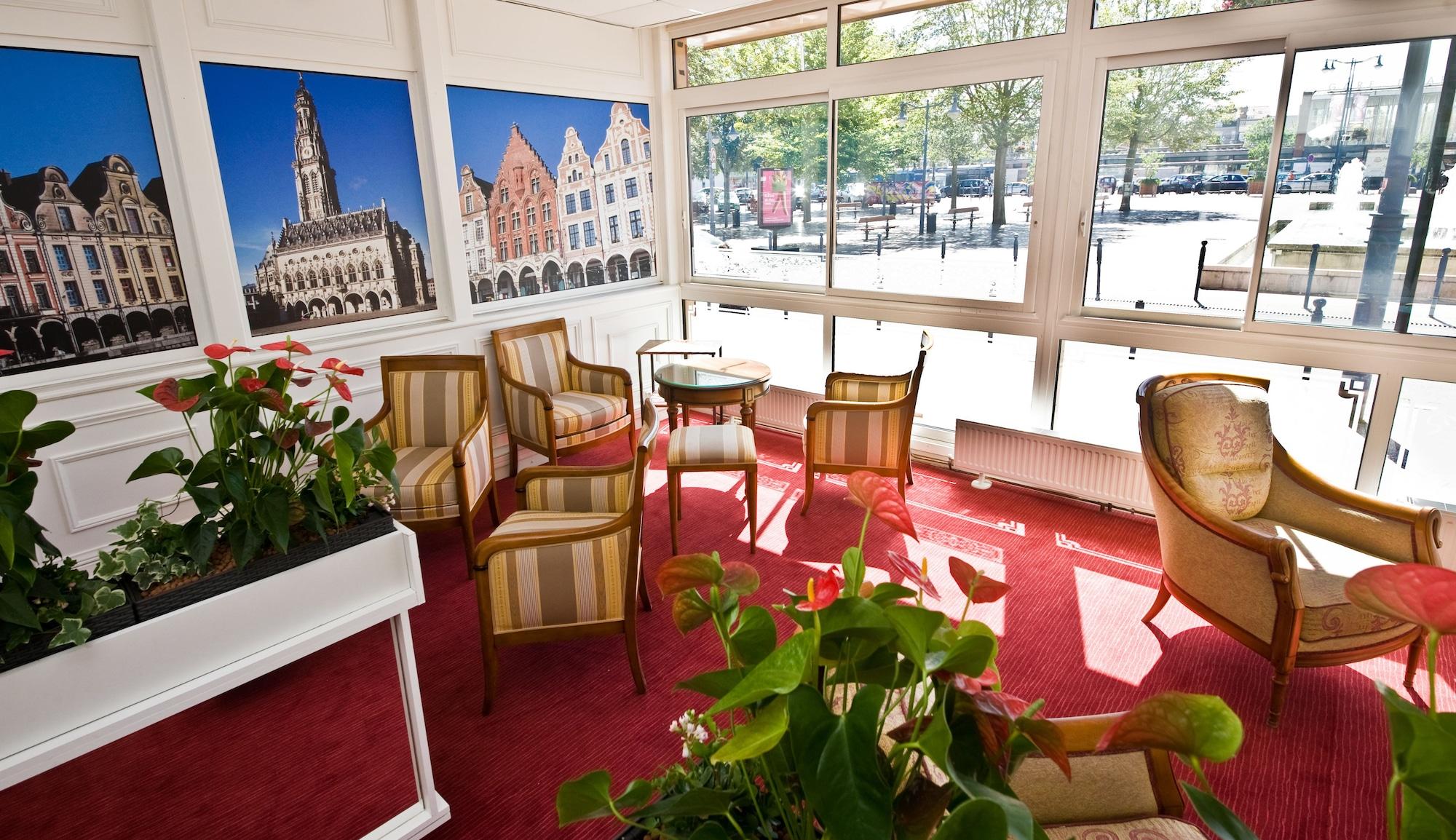 Vista Lobby Hôtel d'Angleterre Arras