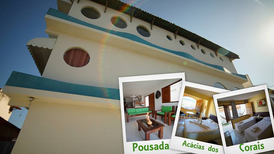 Vista Exterior Pousada Acácias dos Corais