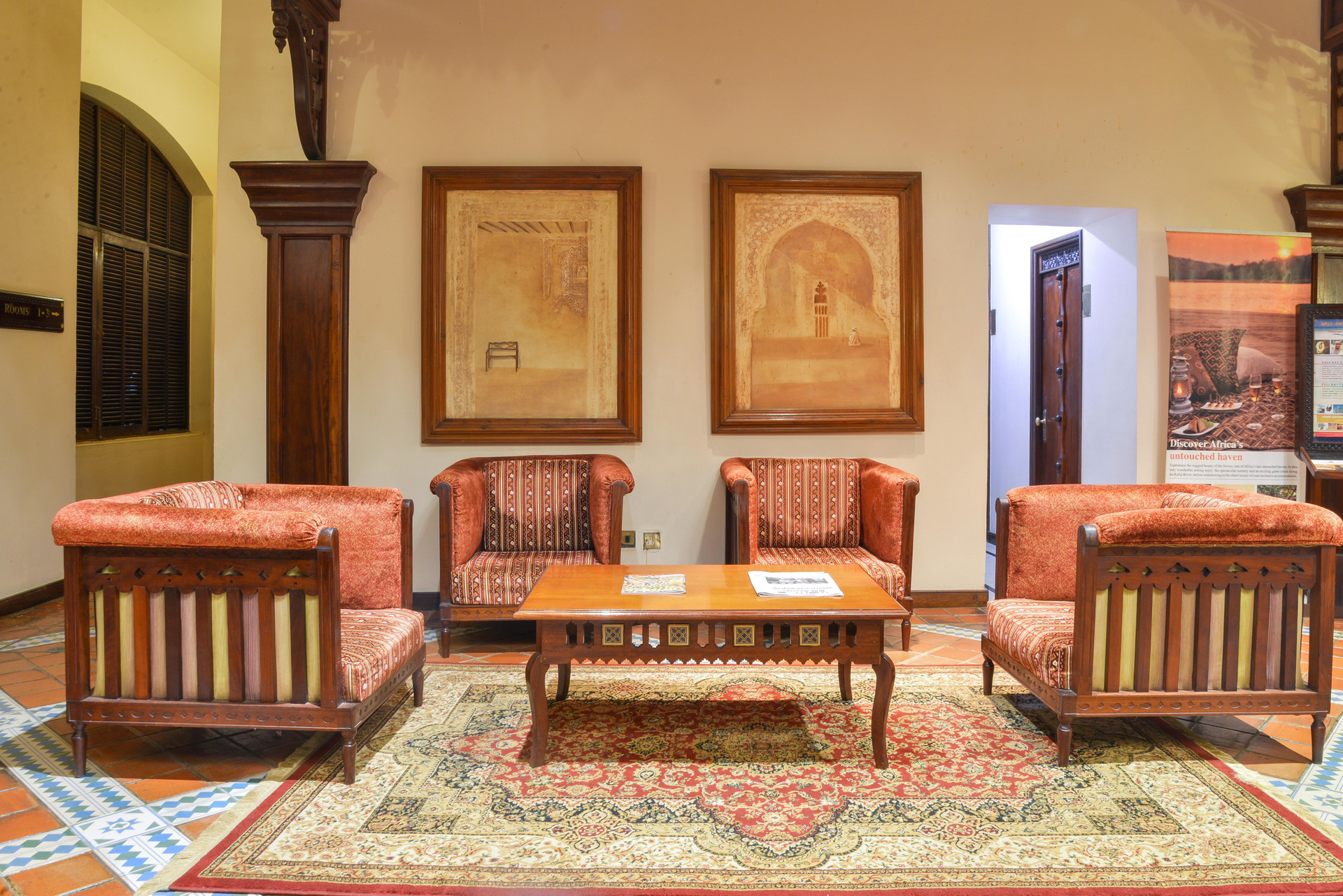 Vista Lobby Zanzibar Serena Hotel