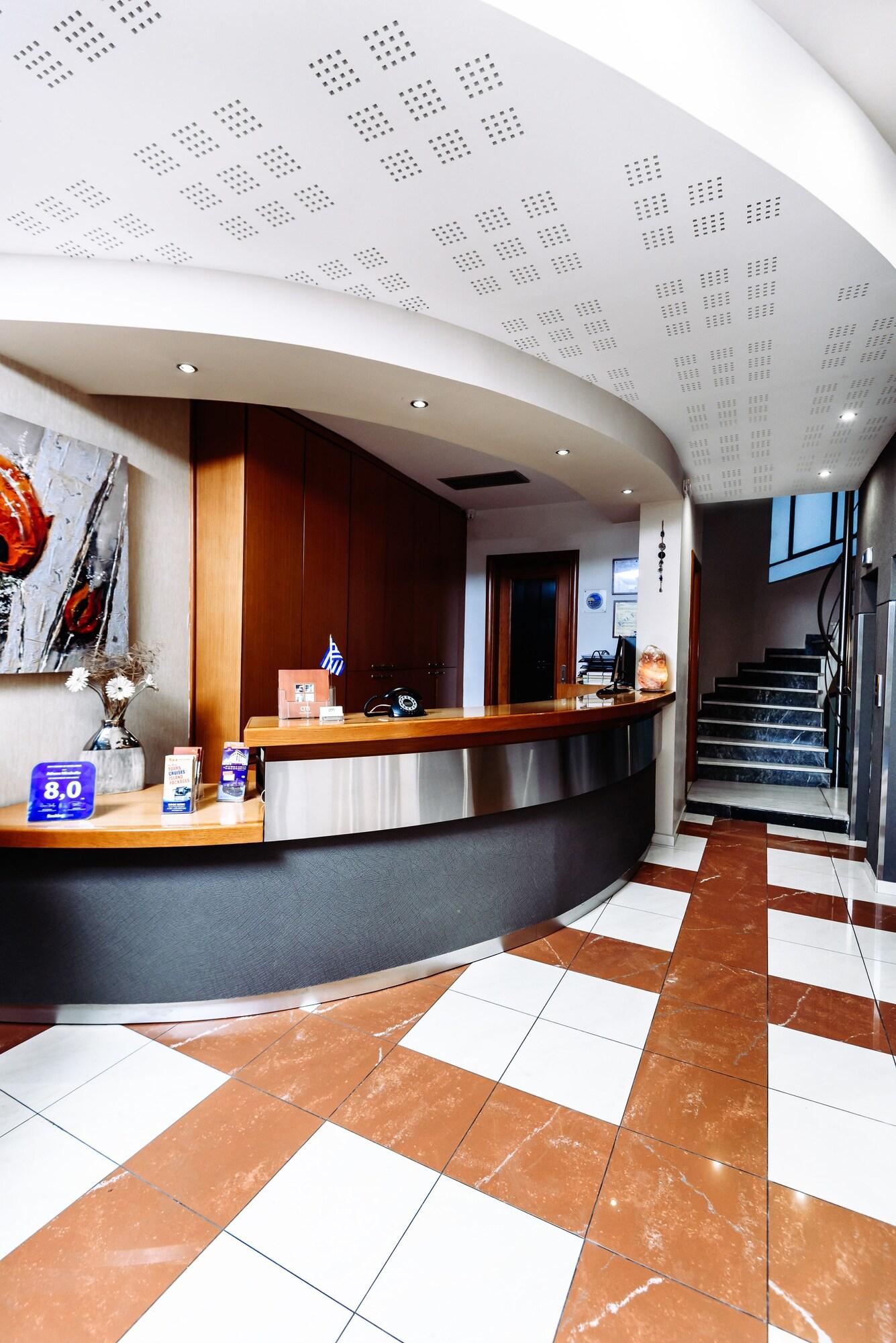 Vista Lobby The Athens Mirabello