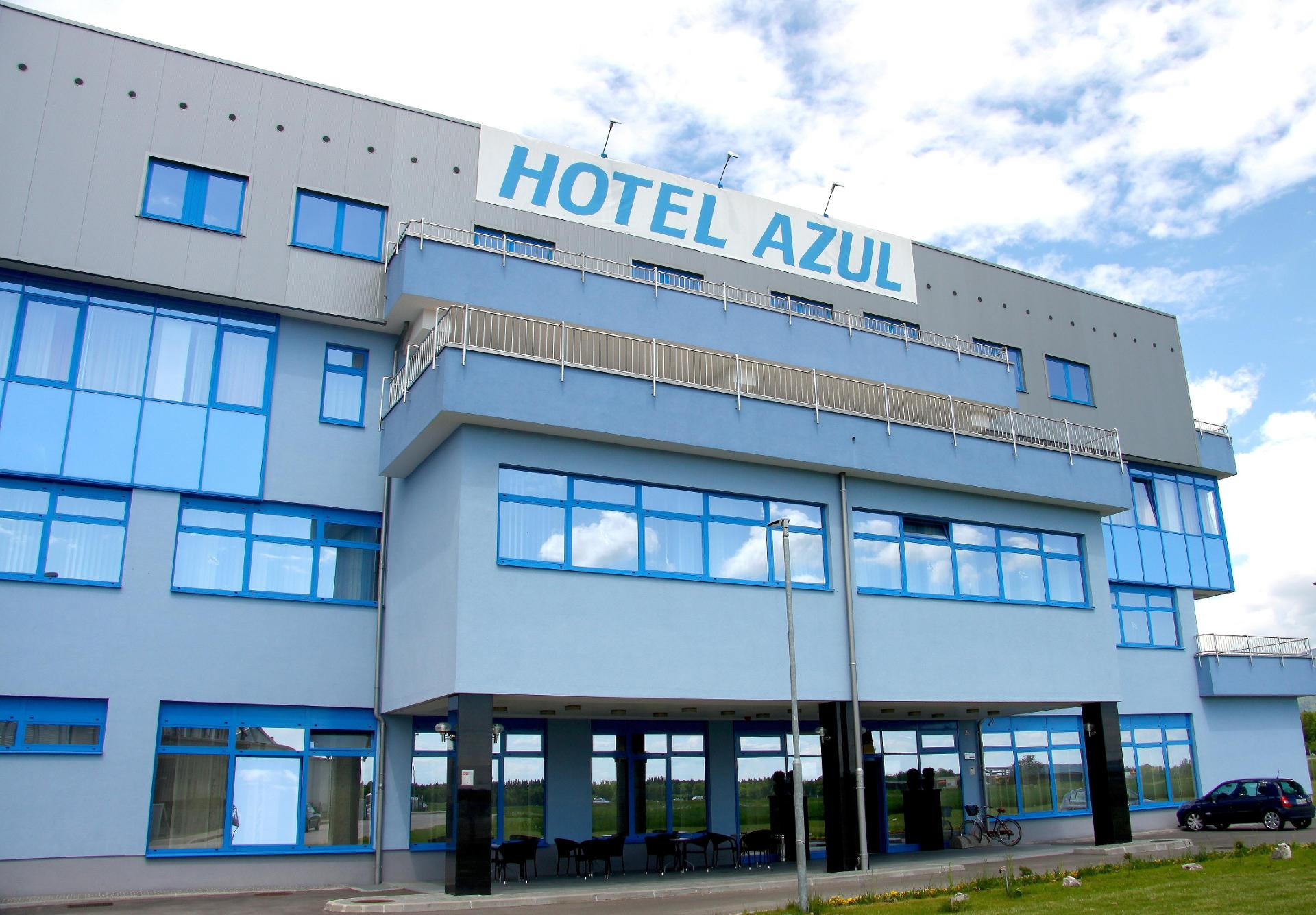 Vista Exterior Garni Hotel Azul
