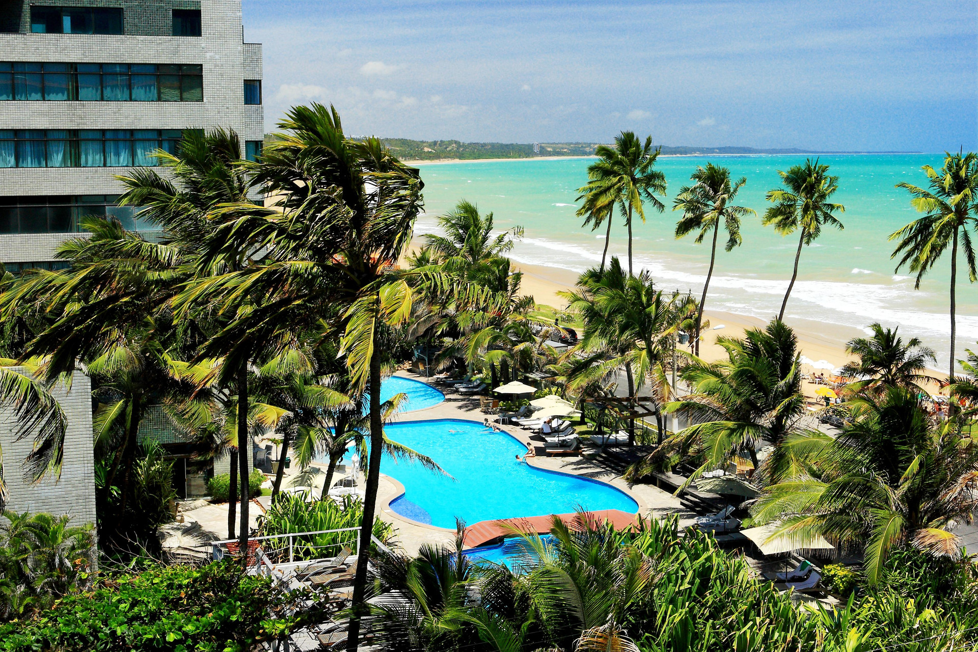Vista da piscina Ritz Lagoa da Anta Hotel & SPA