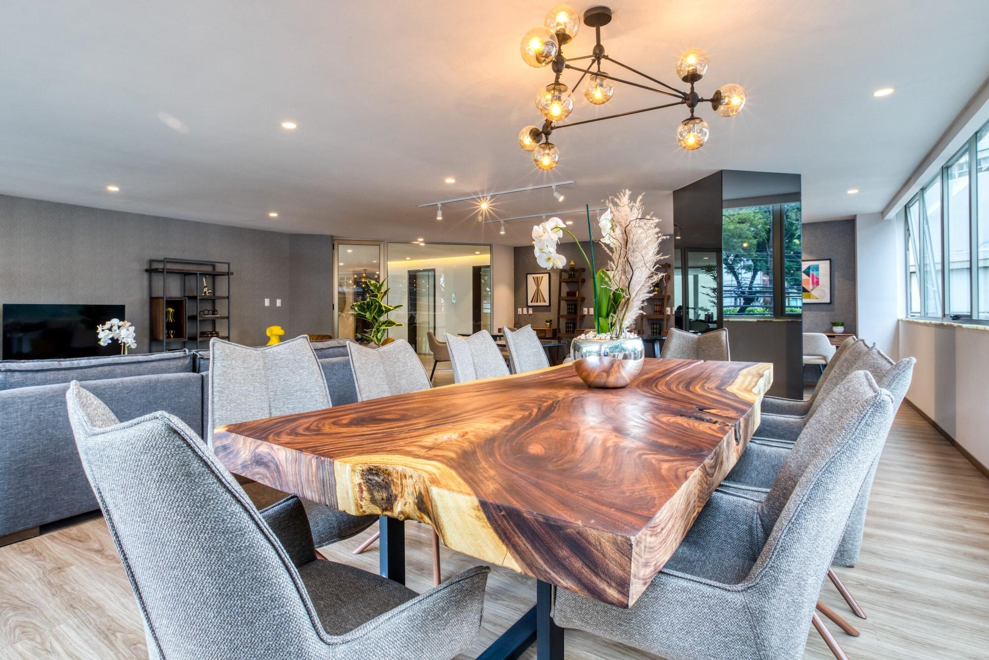 Sala de Reuniones ULIV Apartments Polanco