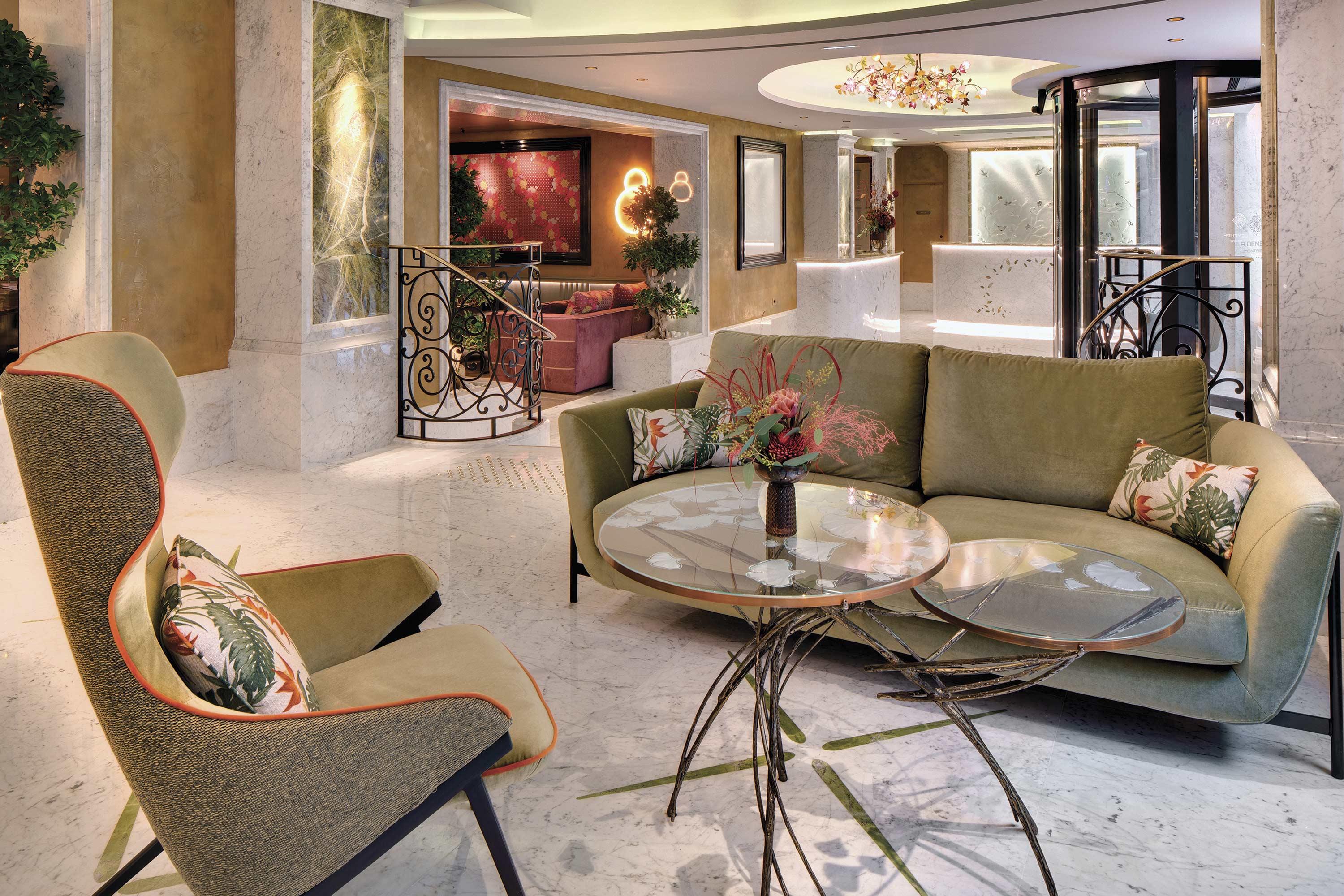 Vista Lobby La Demeure Montaigne