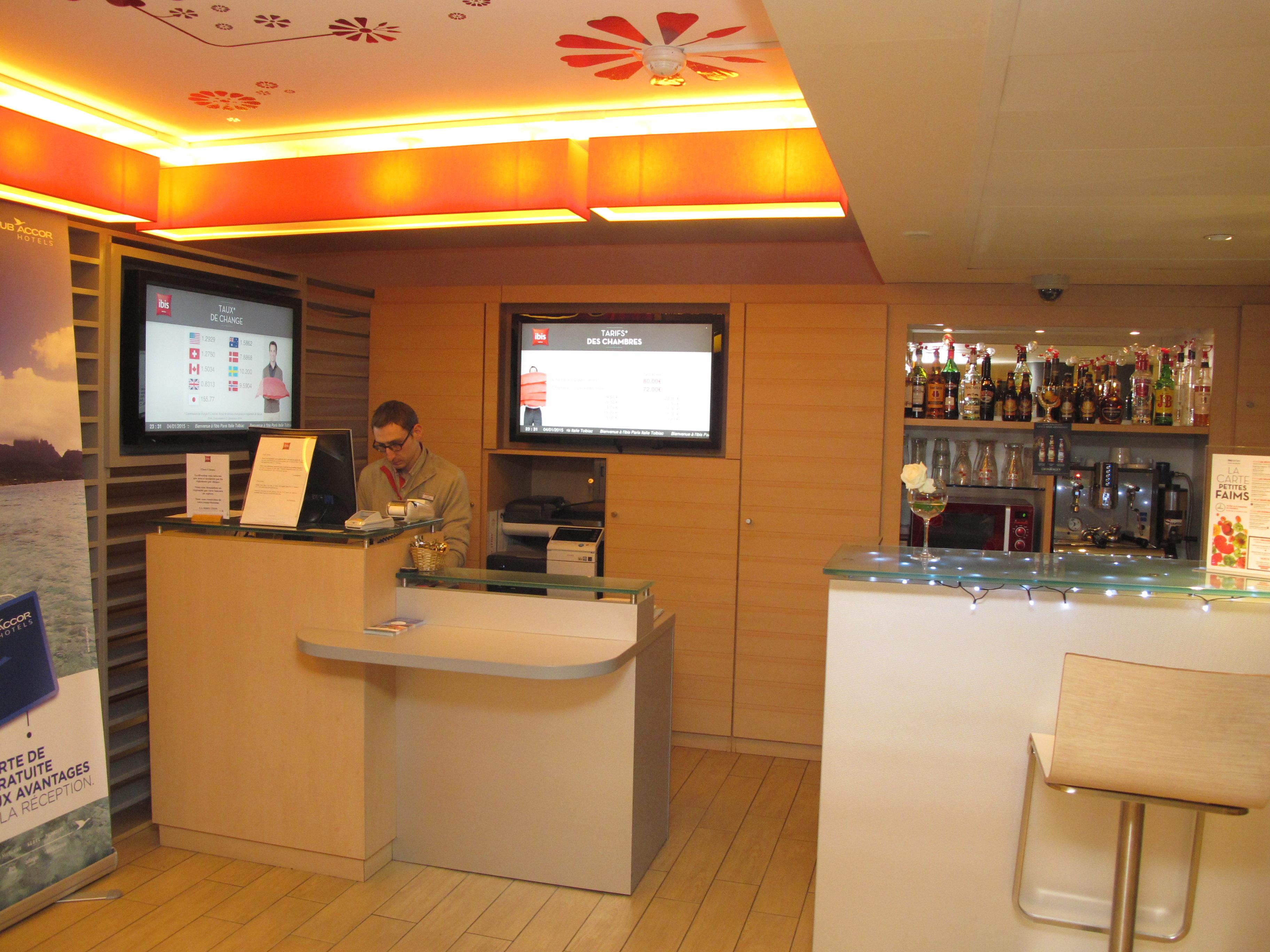 Vista Lobby ibis Paris Italie Tolbiac 13ème