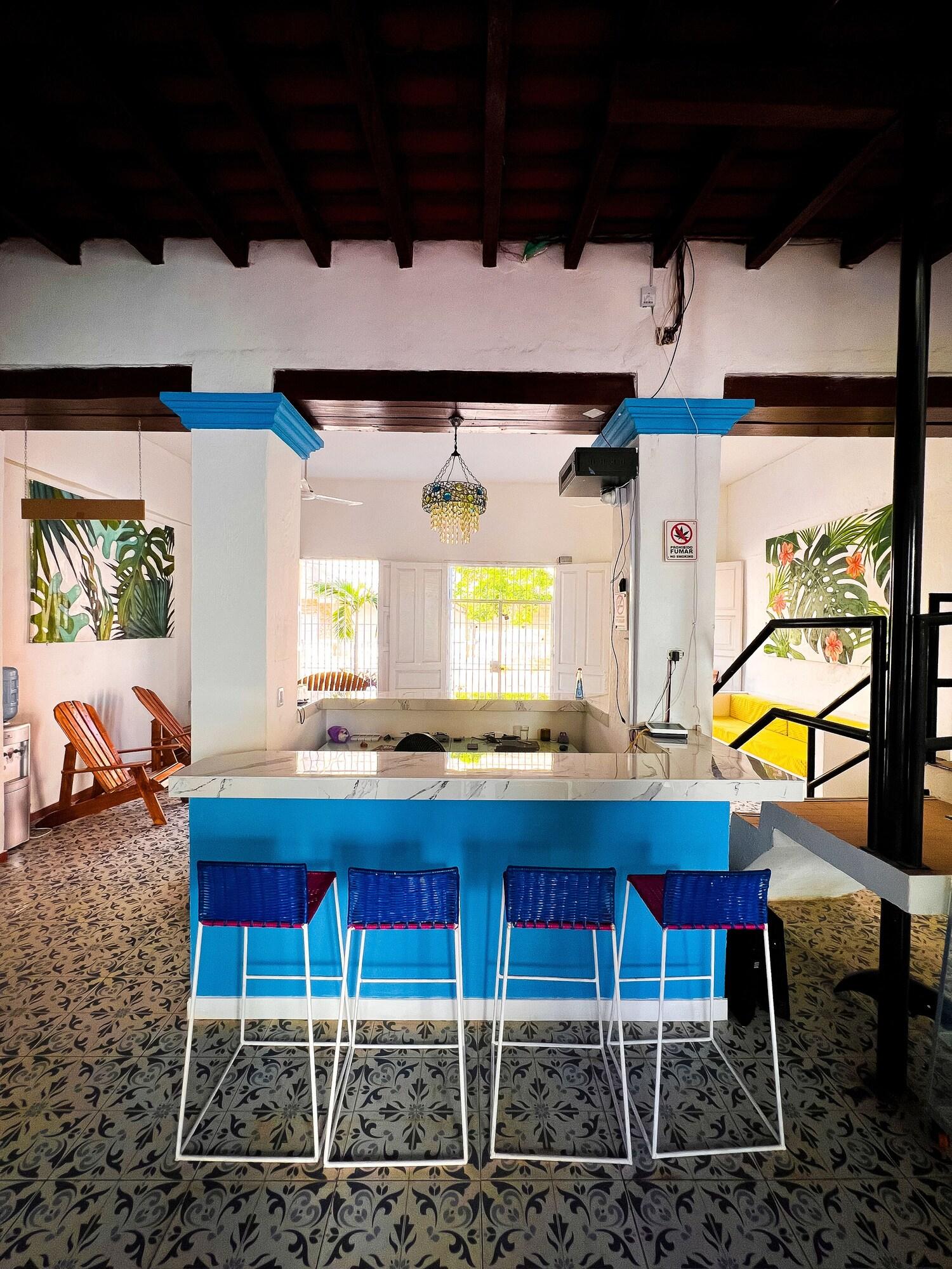 Bar/Salón The Blue House Hostel - Santa Marta