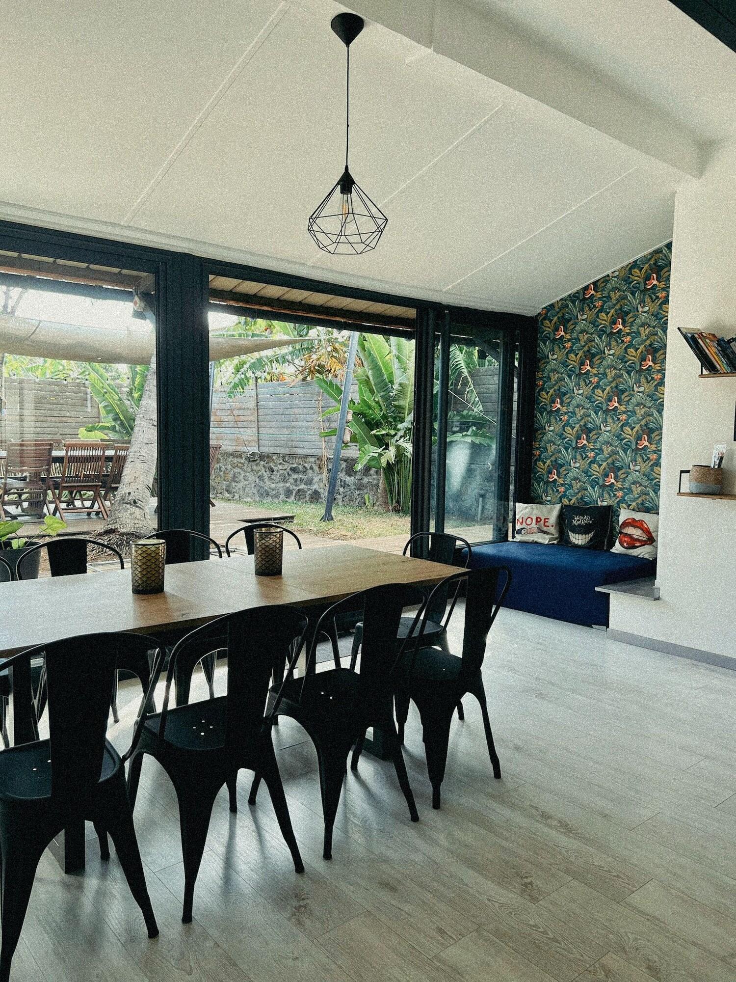 Vista Lobby Villa Kazabona Chambres d'Hôte Saint-Pierre