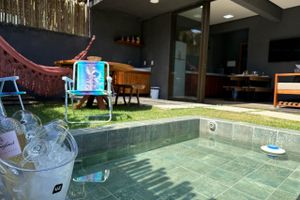 Pacote - MHV Milagres - Studio Guadalupe 07, Quarto & Sala com Piscina Privativa a poucos metros da Praia do Marceneiro.