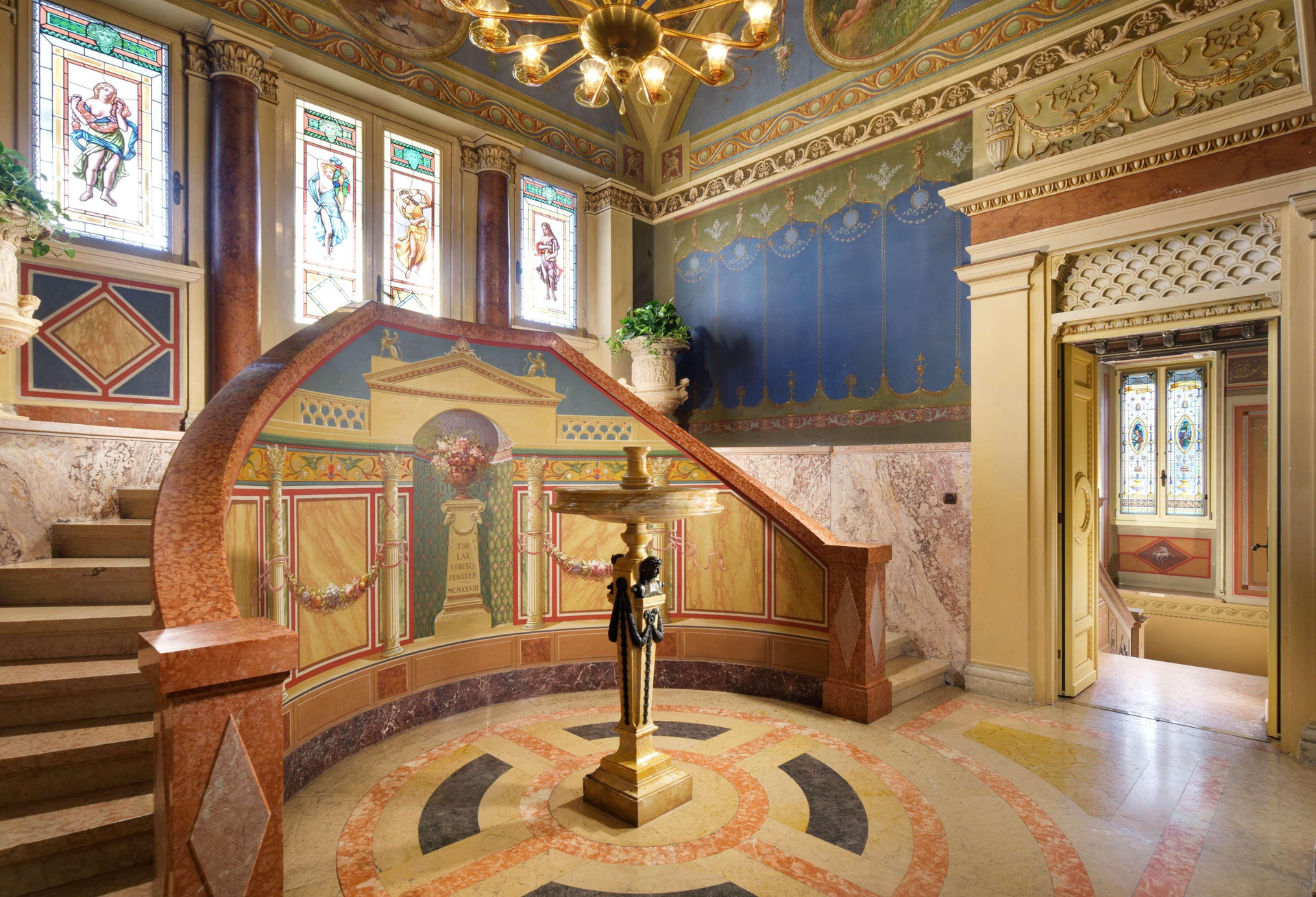 Vista Lobby Villa Cortine Palace Relais Chateaux