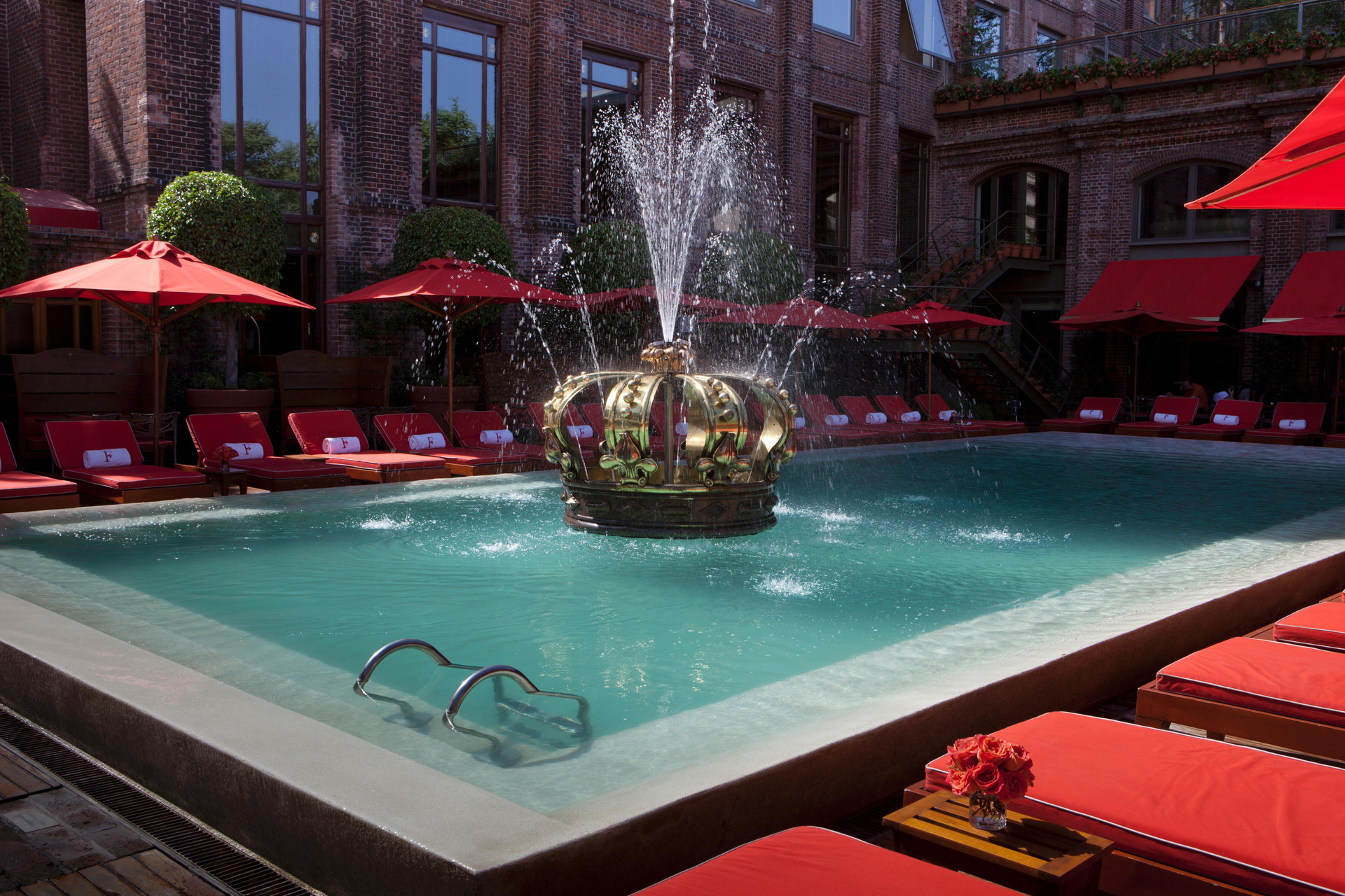 Vista Piscina Faena Hotel Buenos Aires