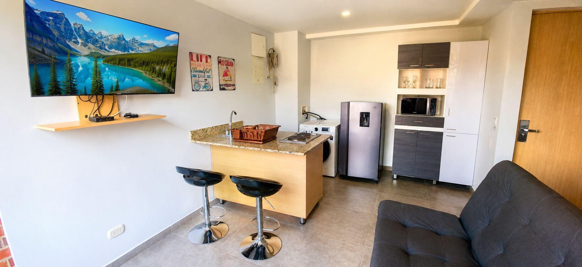 Comodidades del Alojamiento Cold AC fast Wi-Fi great location
