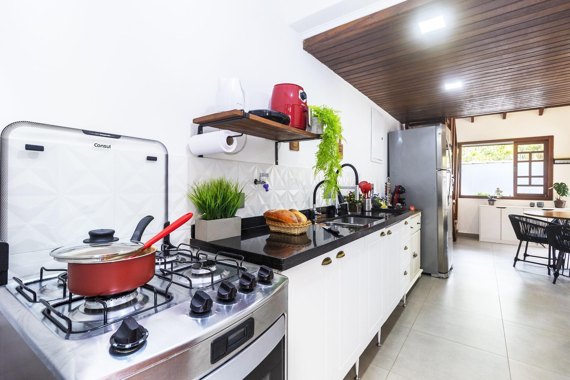Equipamiento de Habitación Casa Charmosa com Piscina - Barra do Una