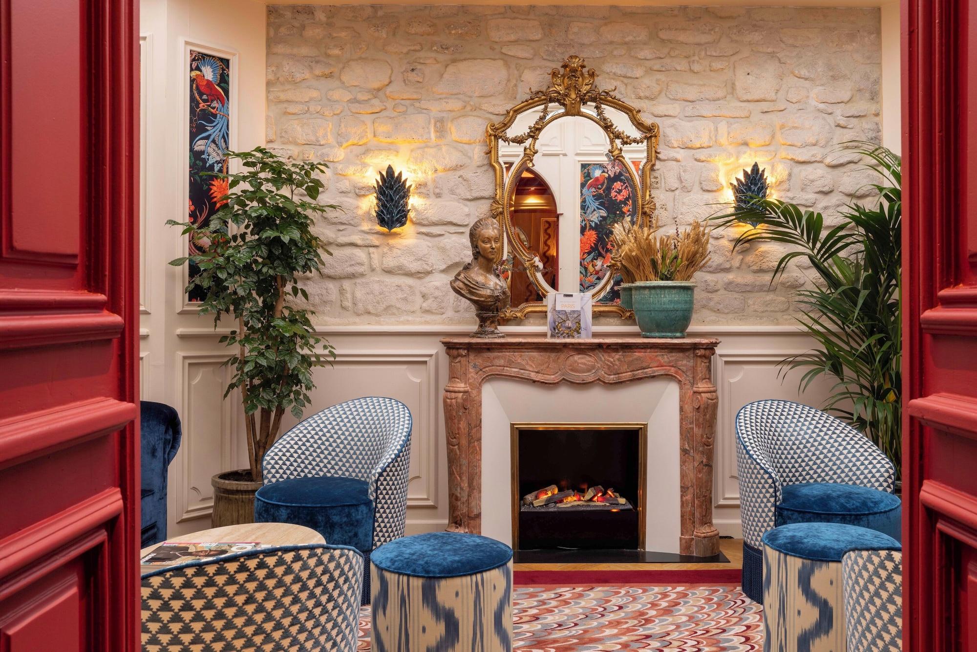 Vista Lobby Hotel Au Manoir Saint-Germain