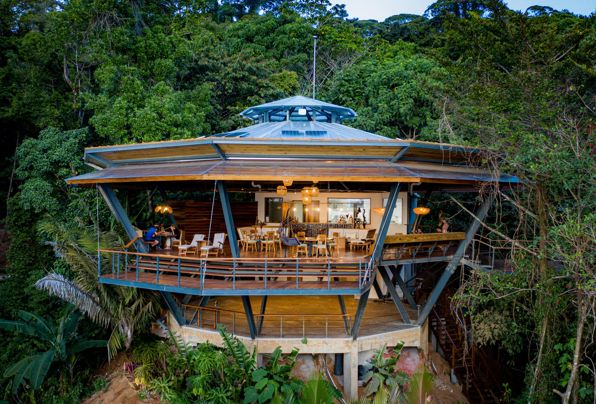 Vista Lobby La Loma Jungle Lodge And Chocolate Farm